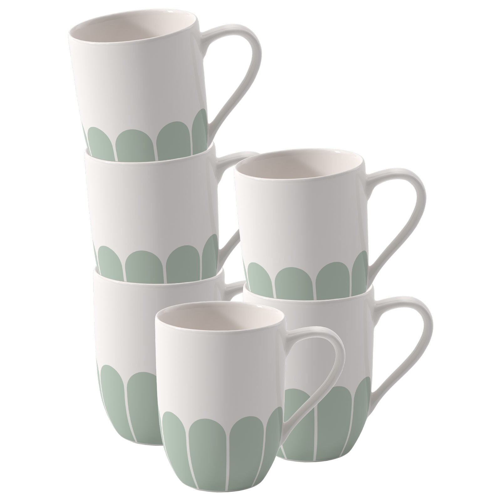 Villeroy & Boch Becher »Henkelbecher Fleur Couleur 290 ml 6er Set« günstig online kaufen