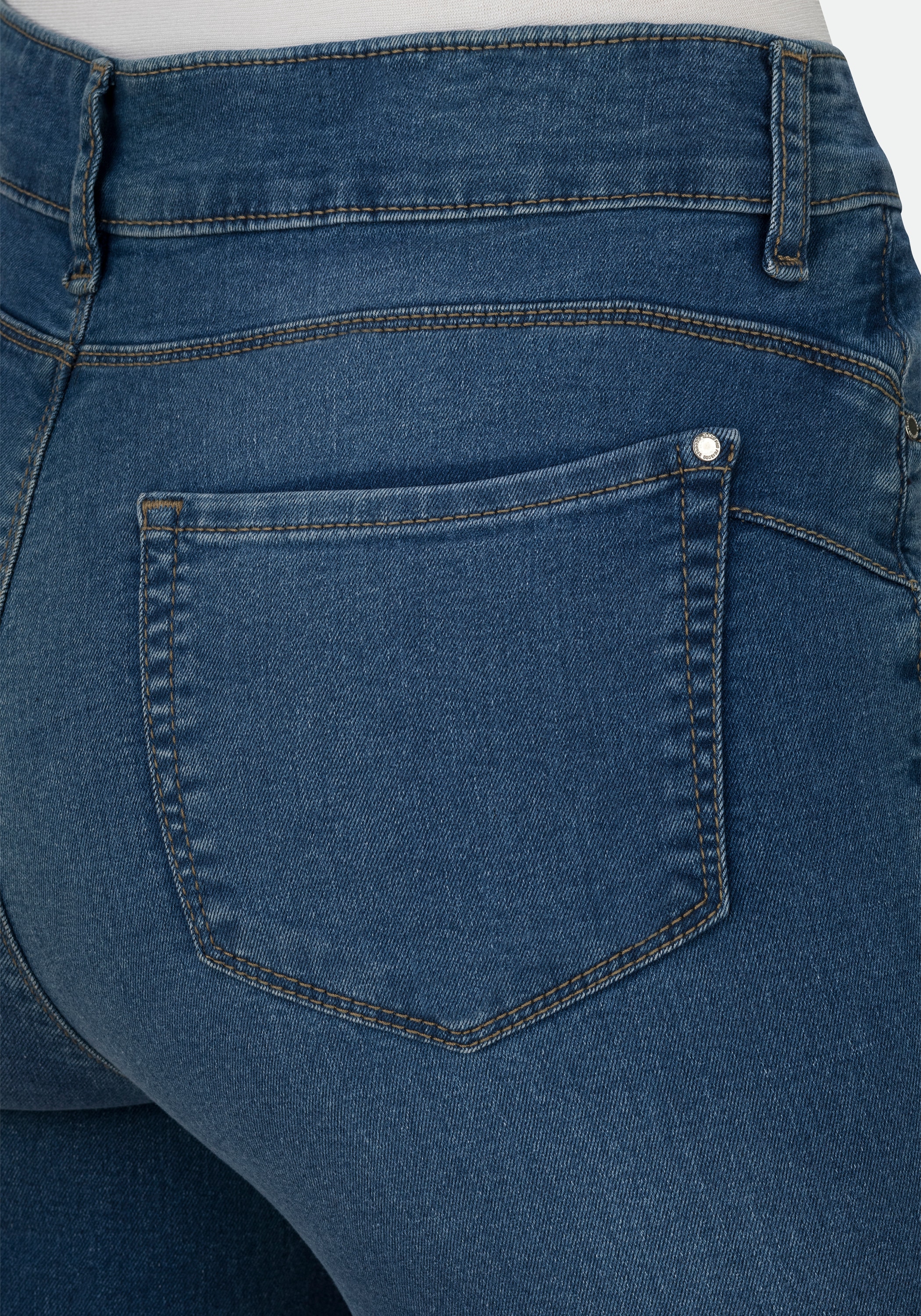 STOOKER WOMEN 7/8-Jeans »Capri Denim Skinny Fit«, Skinny Fit Casual Clean Wash Denim Jeans Magic Shape Effekt für Damen