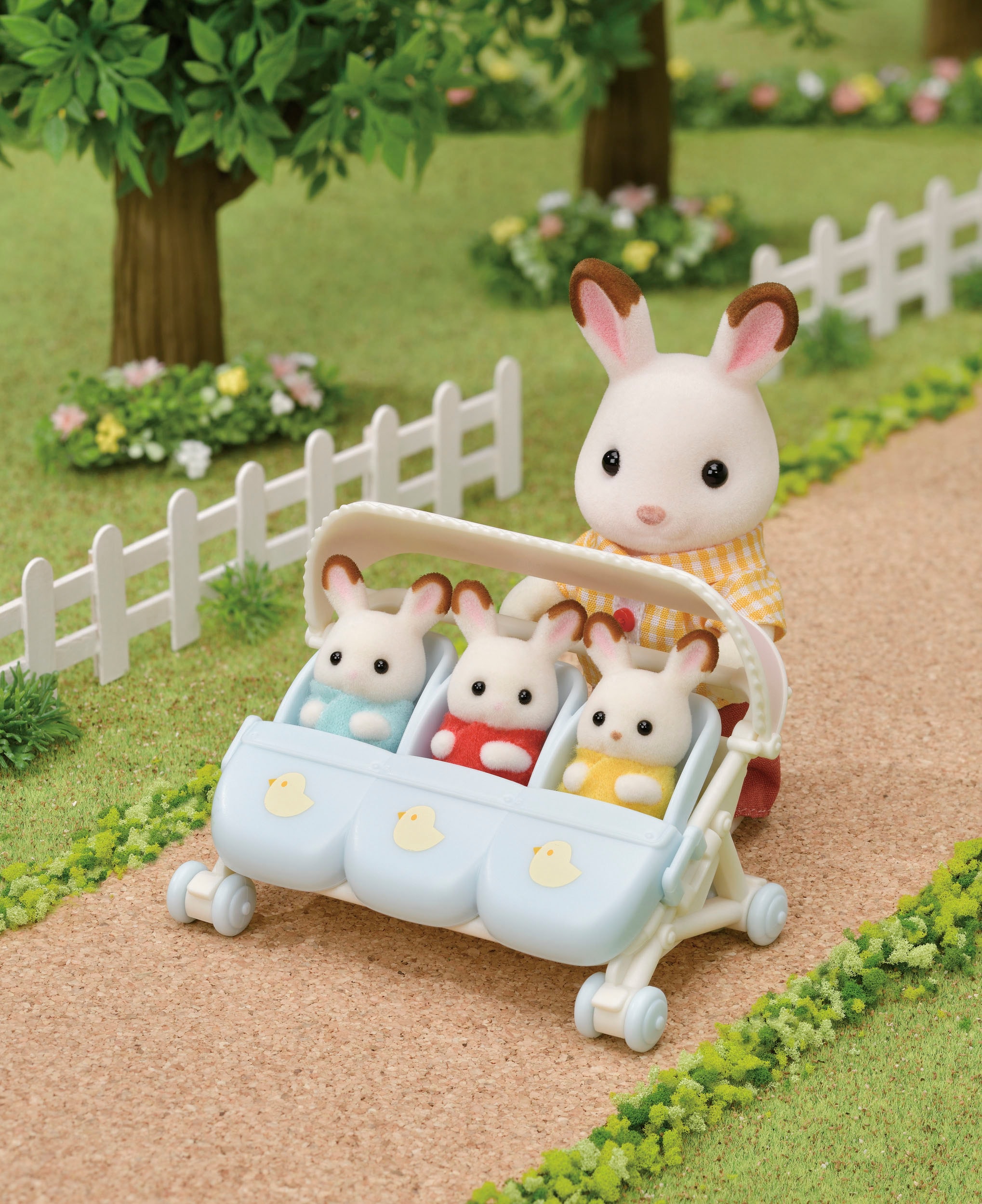 Sylvanian Families Spielwelt »Drillings-Kinderwagen (5533)«