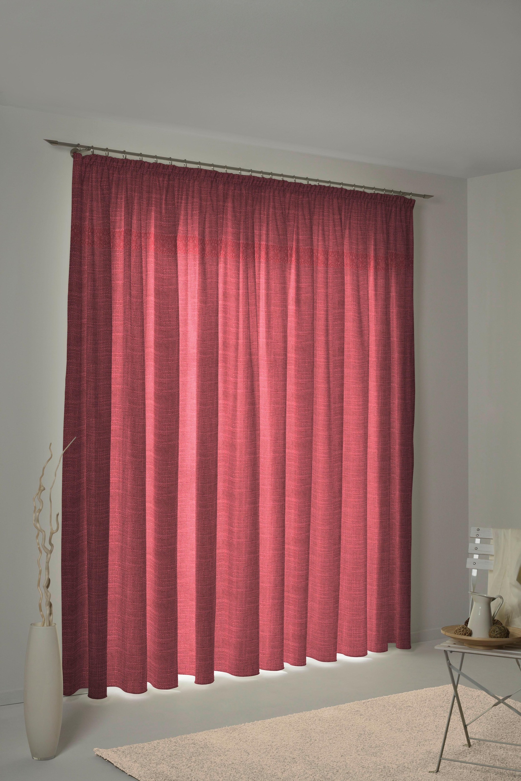 Wirth Vorhang »Wiessee« Kräuselband 1 Stk. tlg. günstig online kaufen