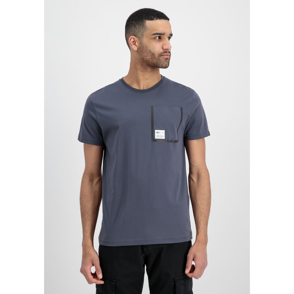 Alpha Industries T-Shirt »ALPHA INDUSTRIES Men - T-Shirts Label Pocket T«