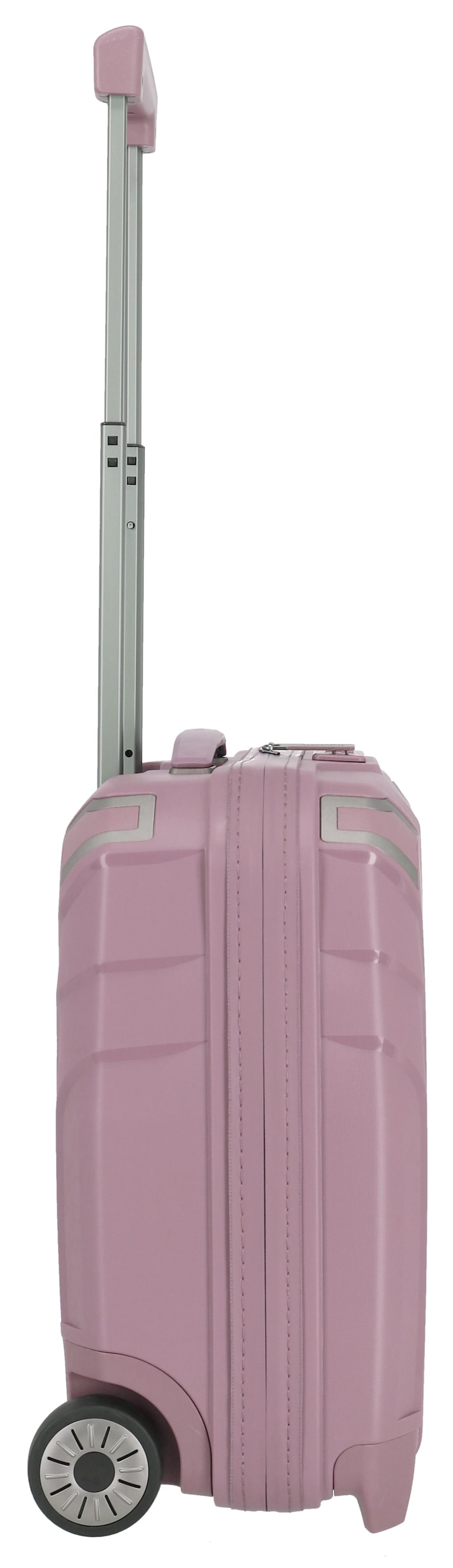 travelite Hartschalen-Trolley »ELVAA Business-Trolley«, 4 Rollen, Reisegepäck Handgepäck-Koffer Trolley-Aufsteck-System TSA Schloss