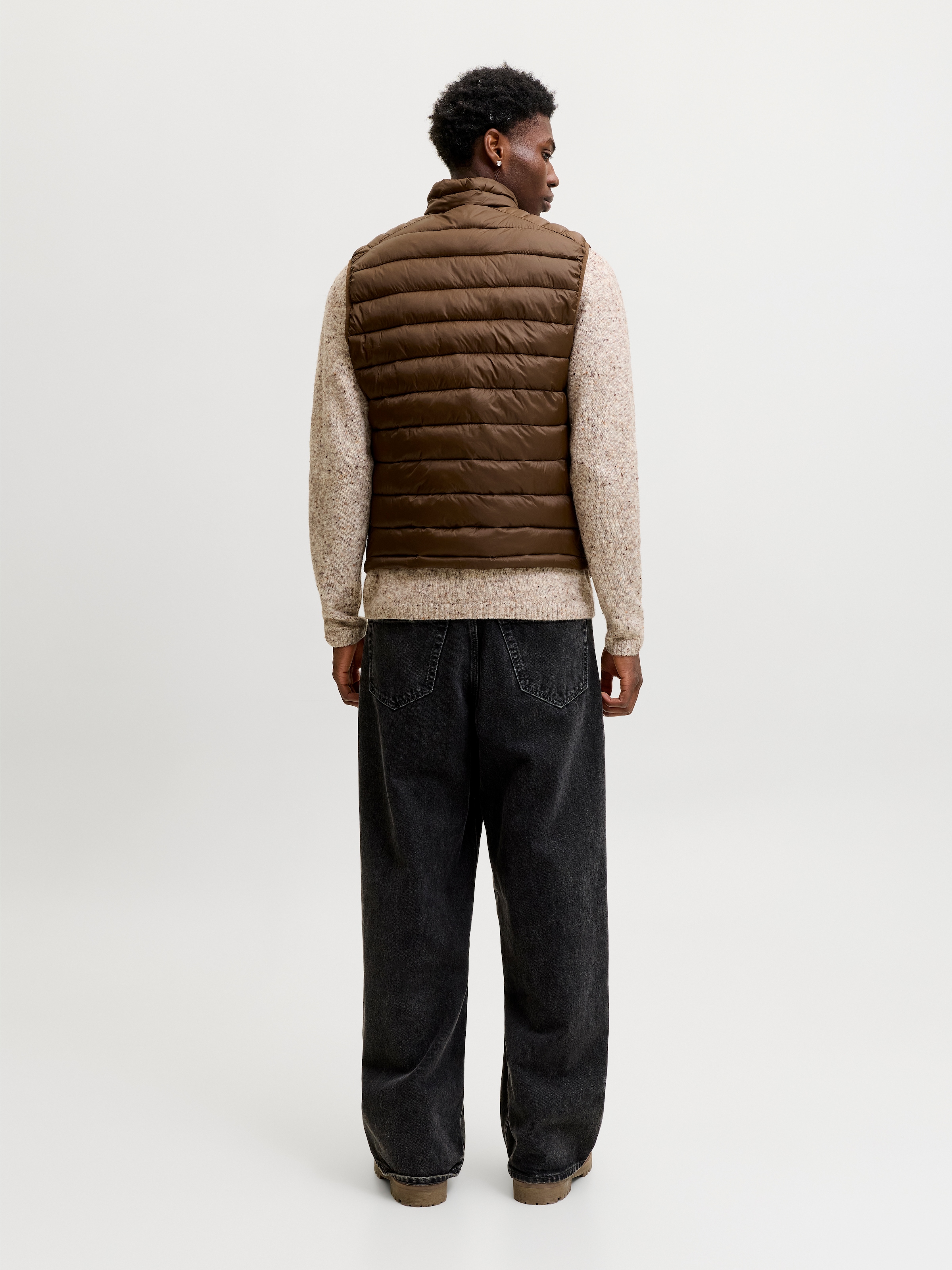 Jack & Jones Steppweste »JJEKINGSLEY LIGHT BODYWARMER COLLAR NOOS« Kunstfaser, regular fit