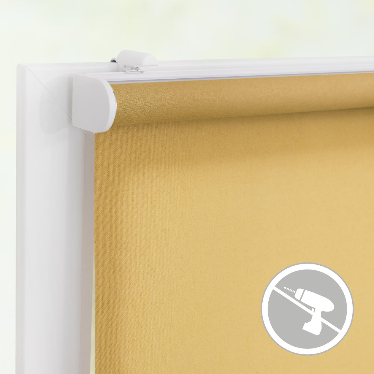 LICHTBLICK ORIGINAL Rollo »Klemmfix, ohne Bohren«, blickdicht, Blendschutz-Sichtschutz, mit Bohren/ohne Bohren, freihängend, Steuerbar mit Bluetooth-App, integrierter Elektromotor und Akku