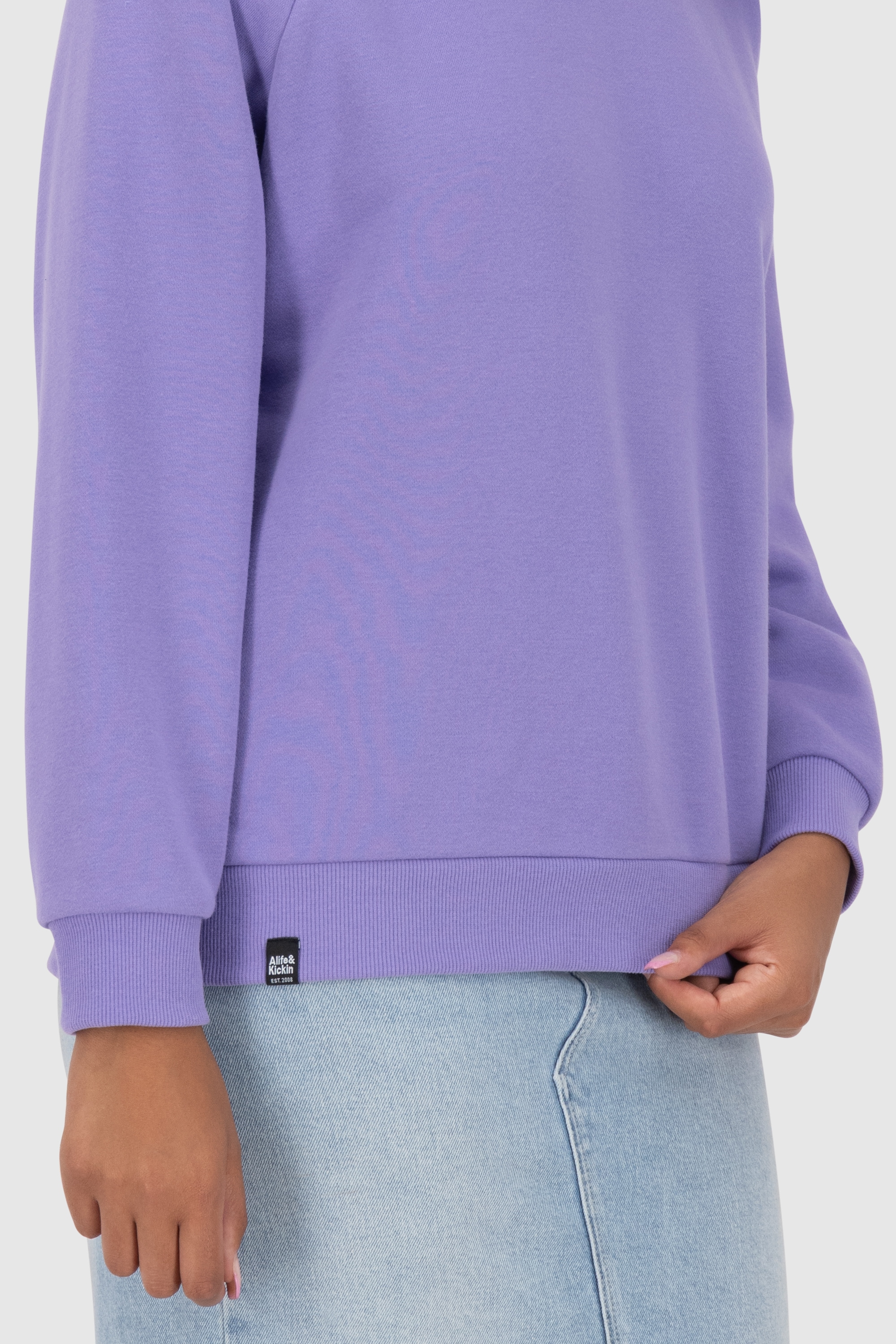 Alife & Kickin Kapuzensweatshirt »Damen NeaAK A«, Basic Pullover mit Rundhalsausschnitt in Oversize Schnittform