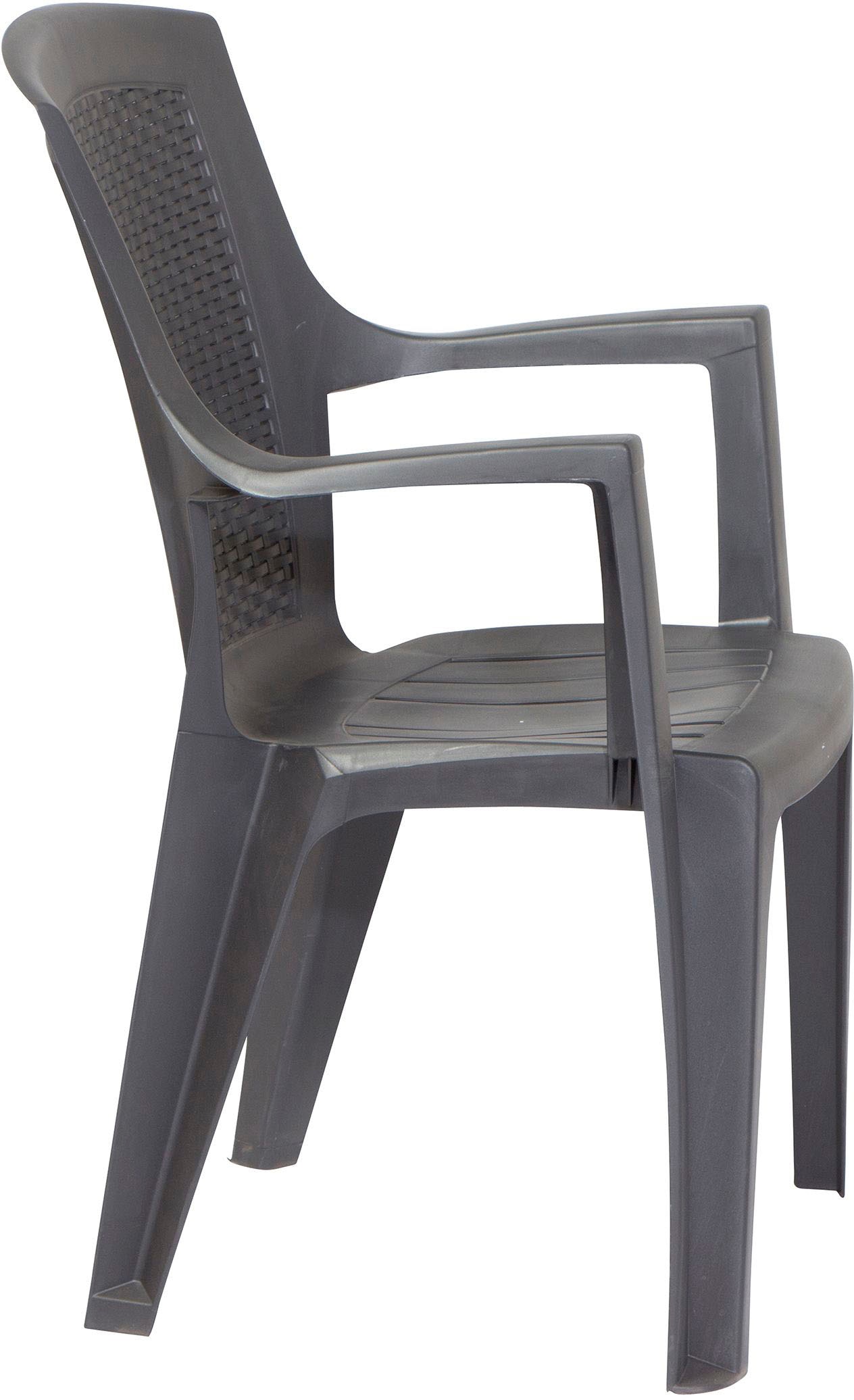 Progarden Garten-Essgruppe »Eden / King«, (Set, 3 tlg.), bestehend aus 2 Sesseln und 1 Tisch