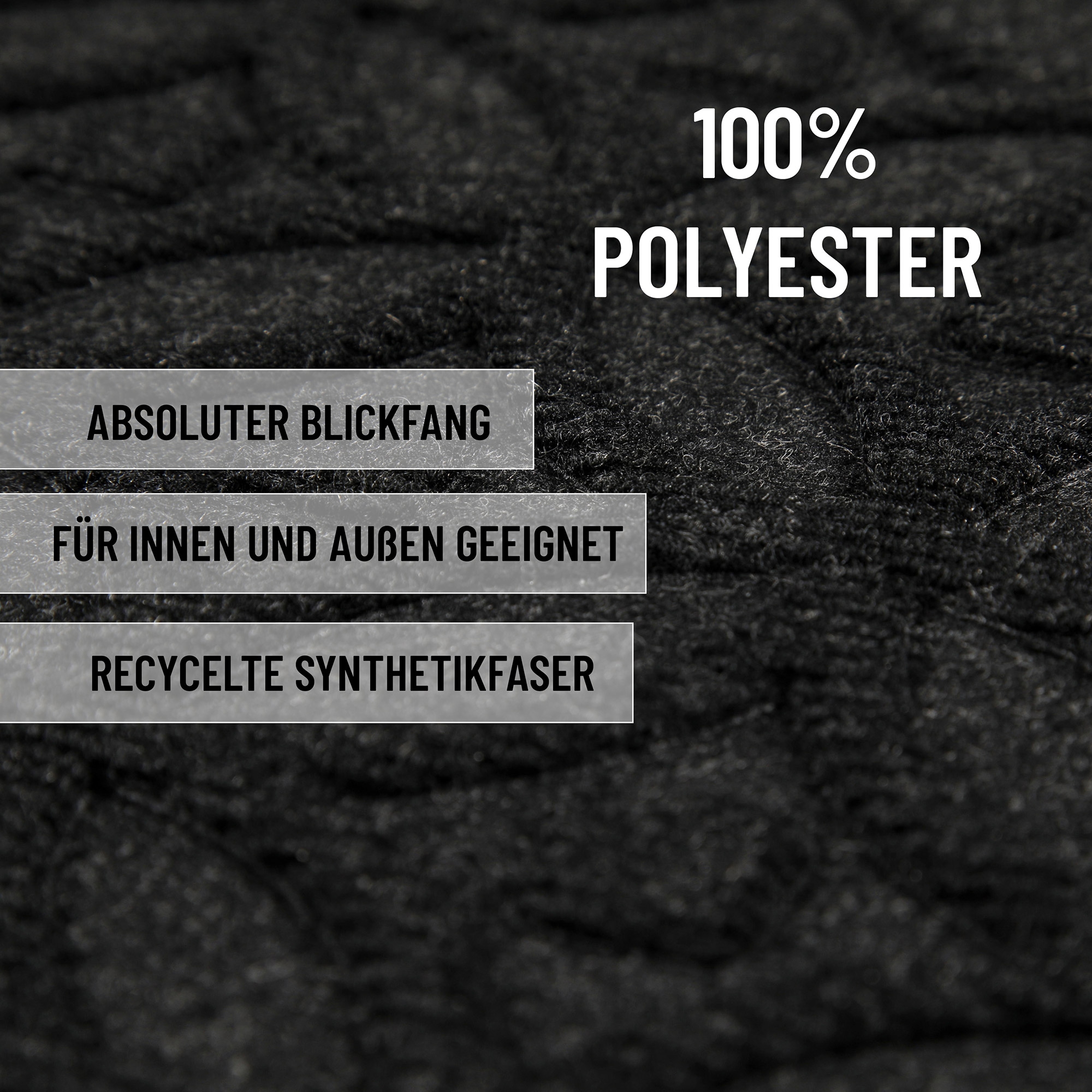 Wecon home Fußmatte »Midnight Mosaic«, rechteckig, 4 mm Höhe, pflegeleicht, rutschfest, Ornamente, Innen & Außen, Schmutzfangmatte