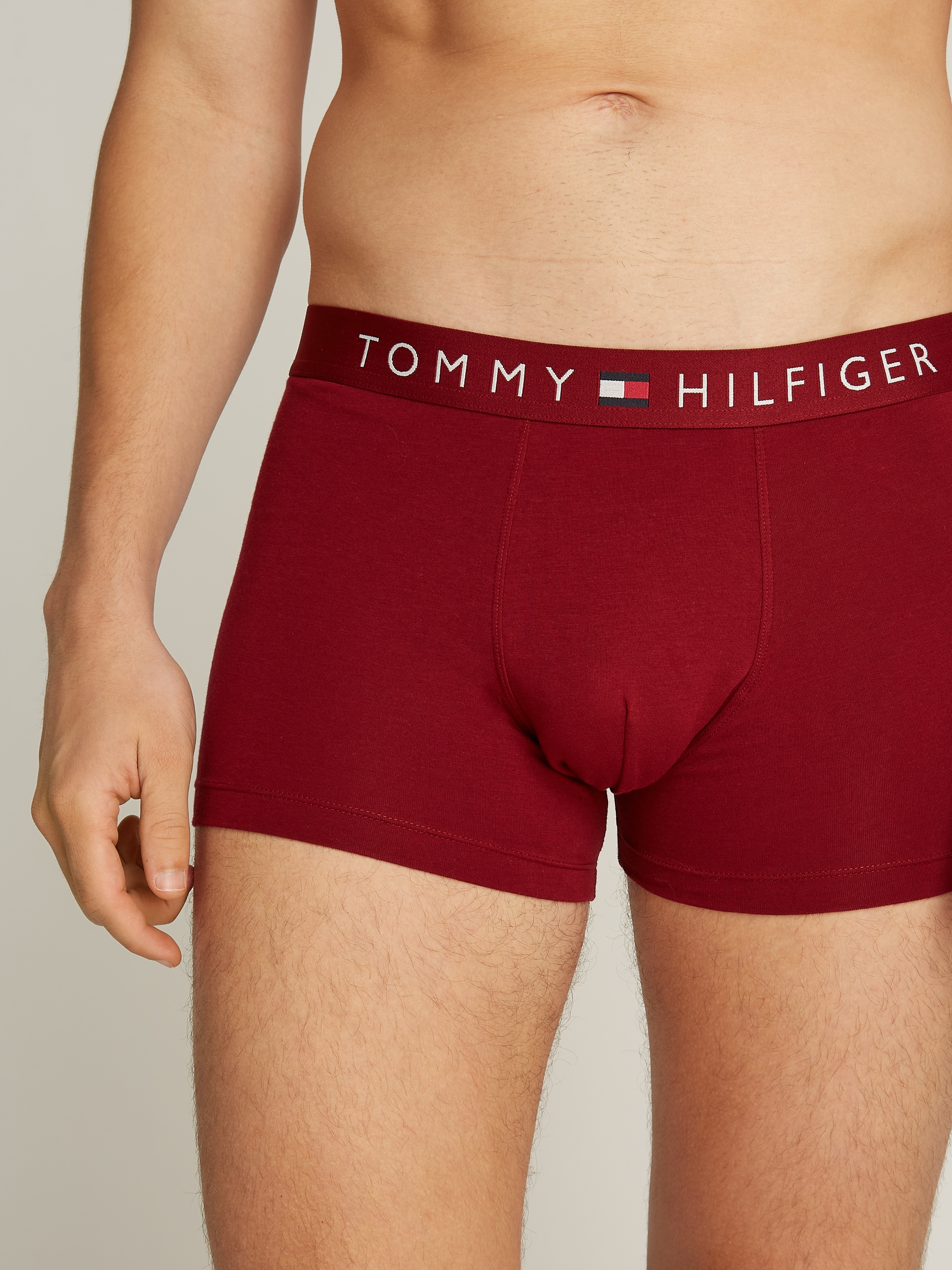 Tommy Hilfiger Underwear Trunk »3P TRUNK DTM«, (Packung, 3 St., 3er), mit Logobund