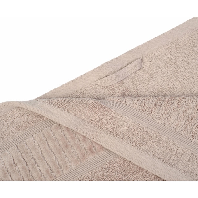 Gözze Handtücher »BIO Frottier«, (2 St.), im Set, Bio-Baumwolle, Pastell  Farben, mit geschorener Bordüre bequem und schnell bestellen