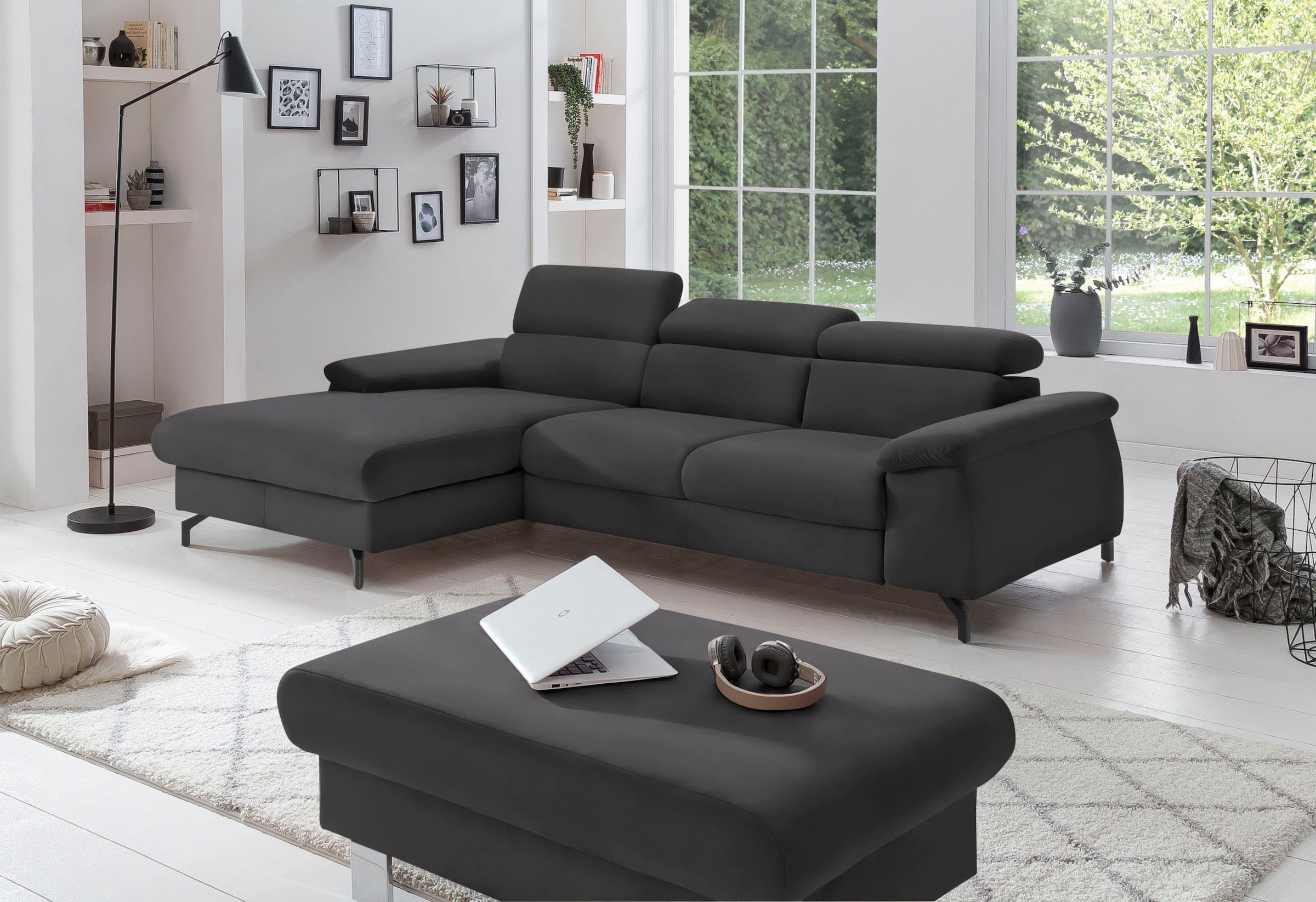 COTTA Polstergarnitur »Komaris L-Form«, (Set), Set bestehend aus: Ecksofa m günstig online kaufen