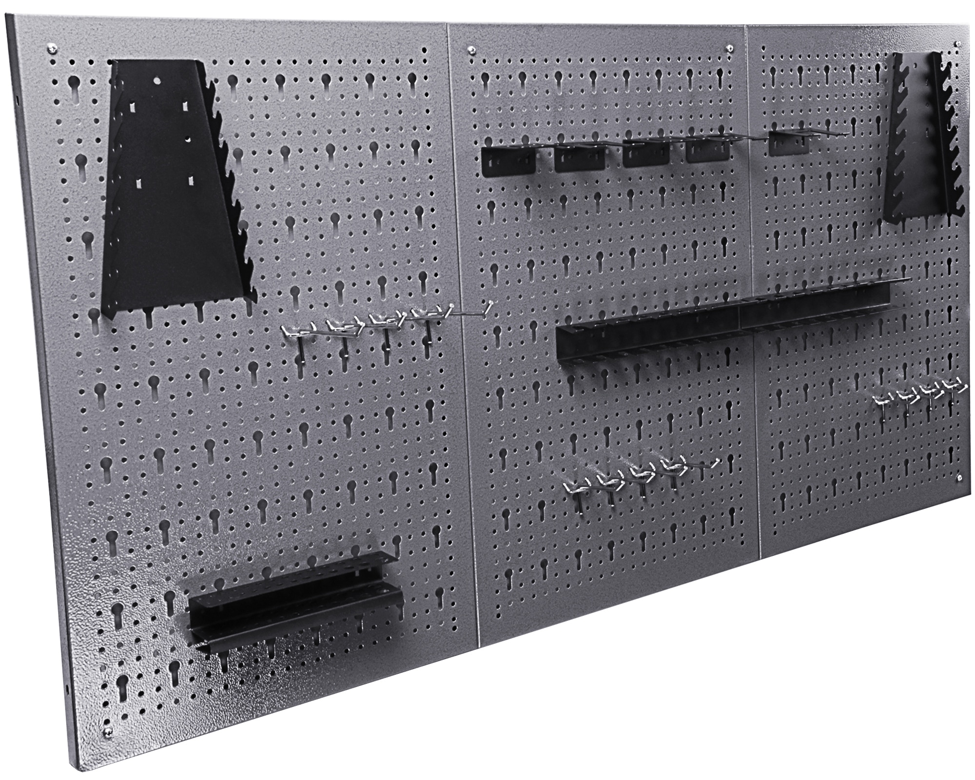 ONDIS24 Werkstatt-Set »»240cm mit LED & Lautsprecher««, (5 tlg.), Werkstatteinrichtung 240 cm - Arbeitshöhe 85 cm