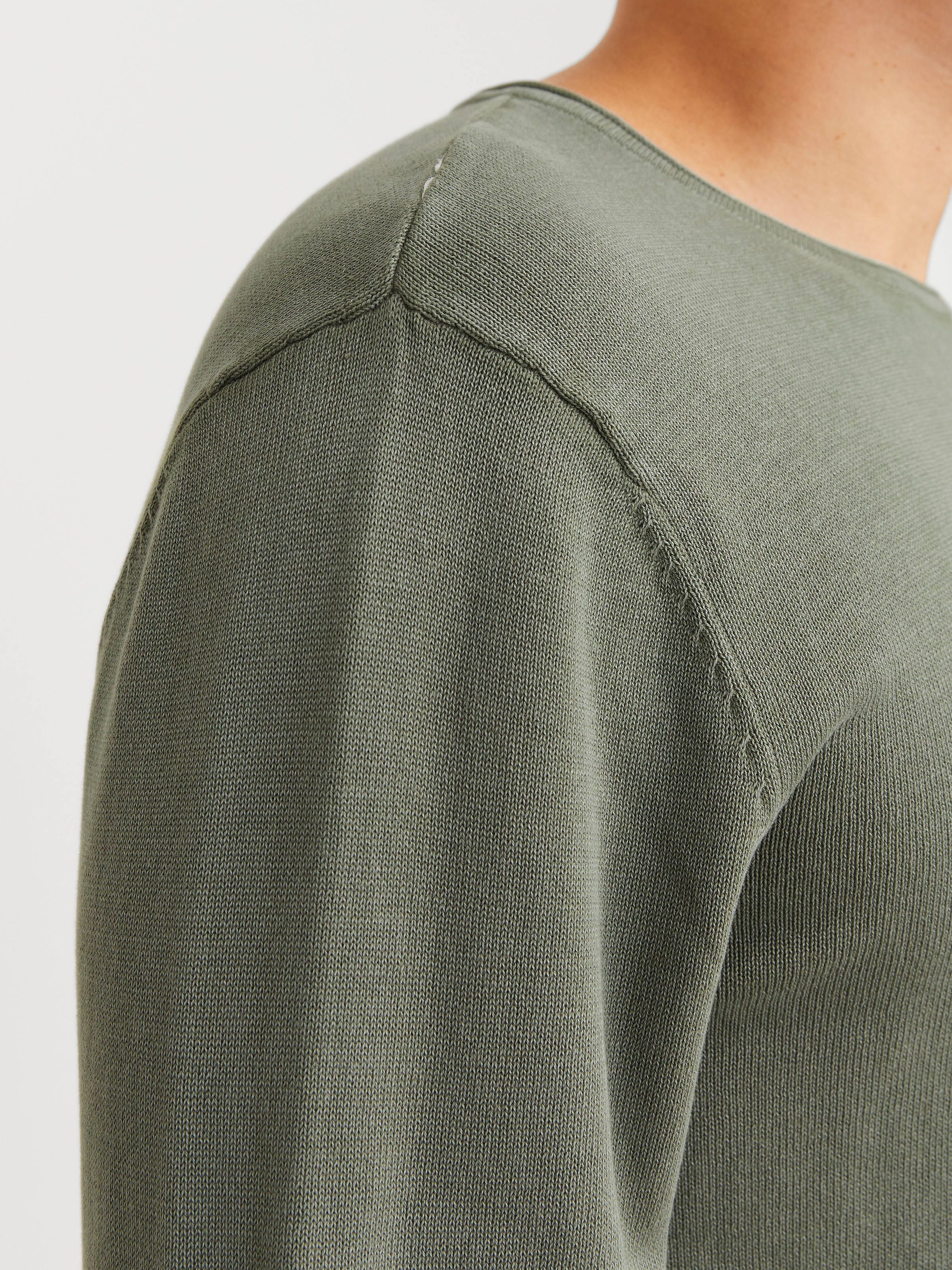 Jack & Jones Strickpullover »JJELEO KNIT CREW NECK NOOS«, mit Rundhalsausschnitt