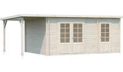 Palmako Gartenhaus »Ella«, (Set), 13,1+3,9 m², mit Anbaudach kaufen