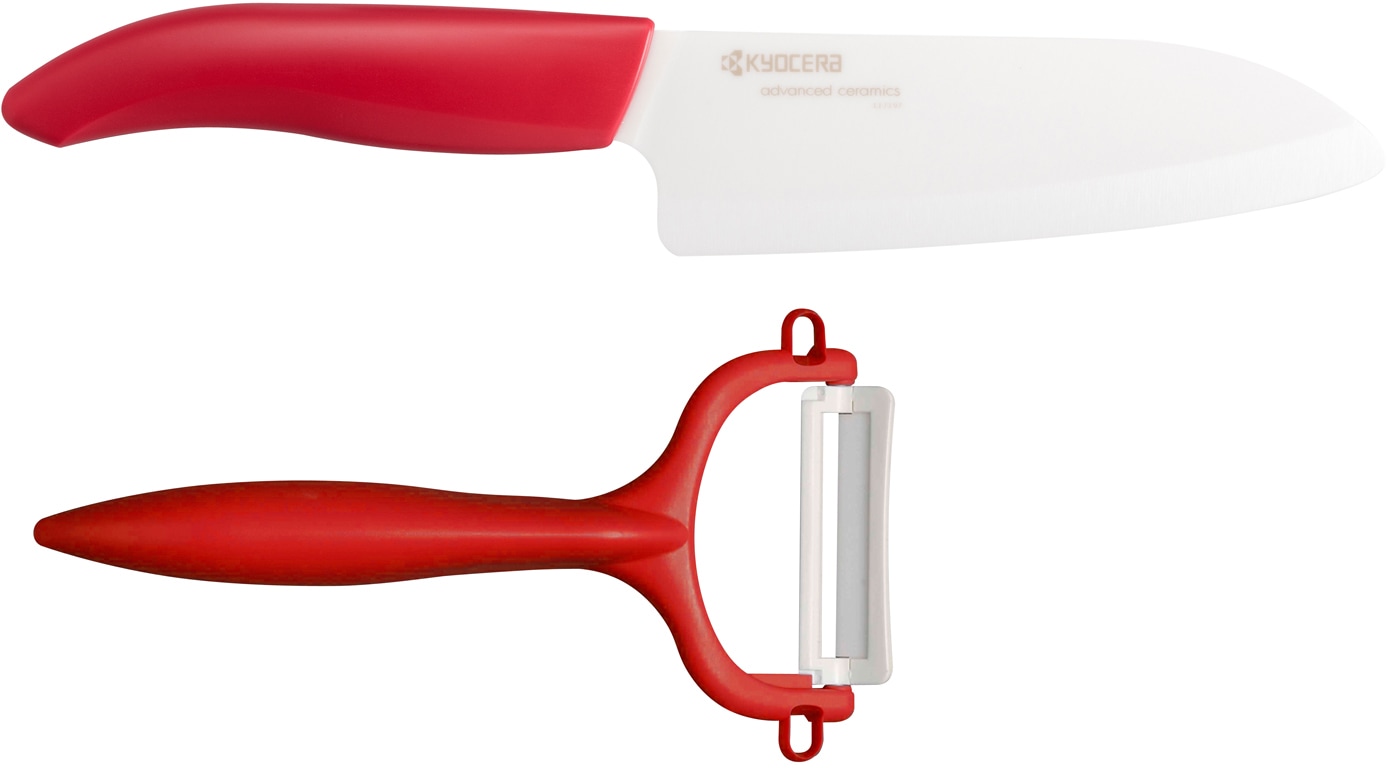 KYOCERA Messer-Set extrem scharfe Hochleistungskeramik-Klinge günstig online kaufen