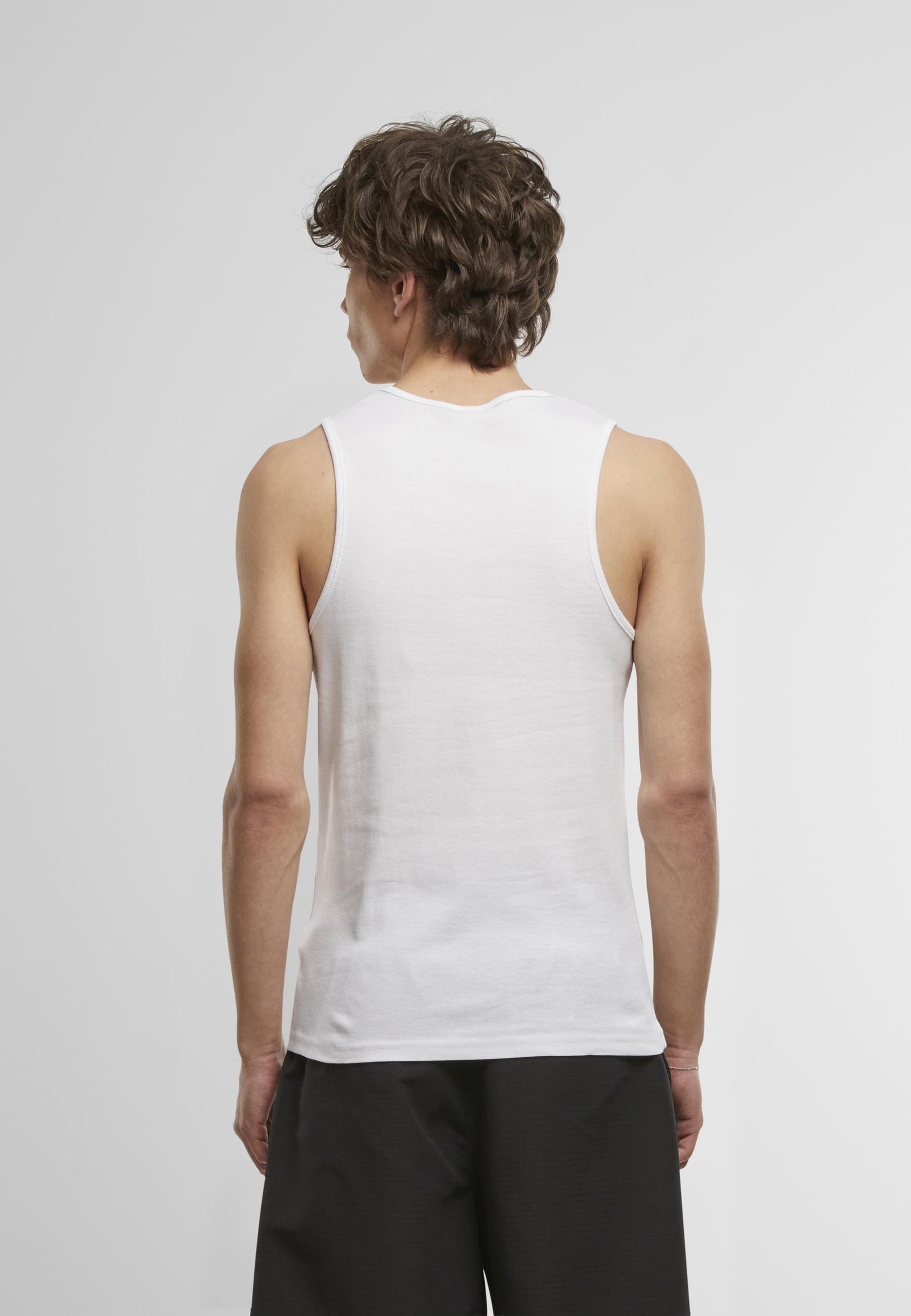 URBAN CLASSICS Tanktop »Urban Classics Ribbed Undershirt 2-Pack« 1 Stk.