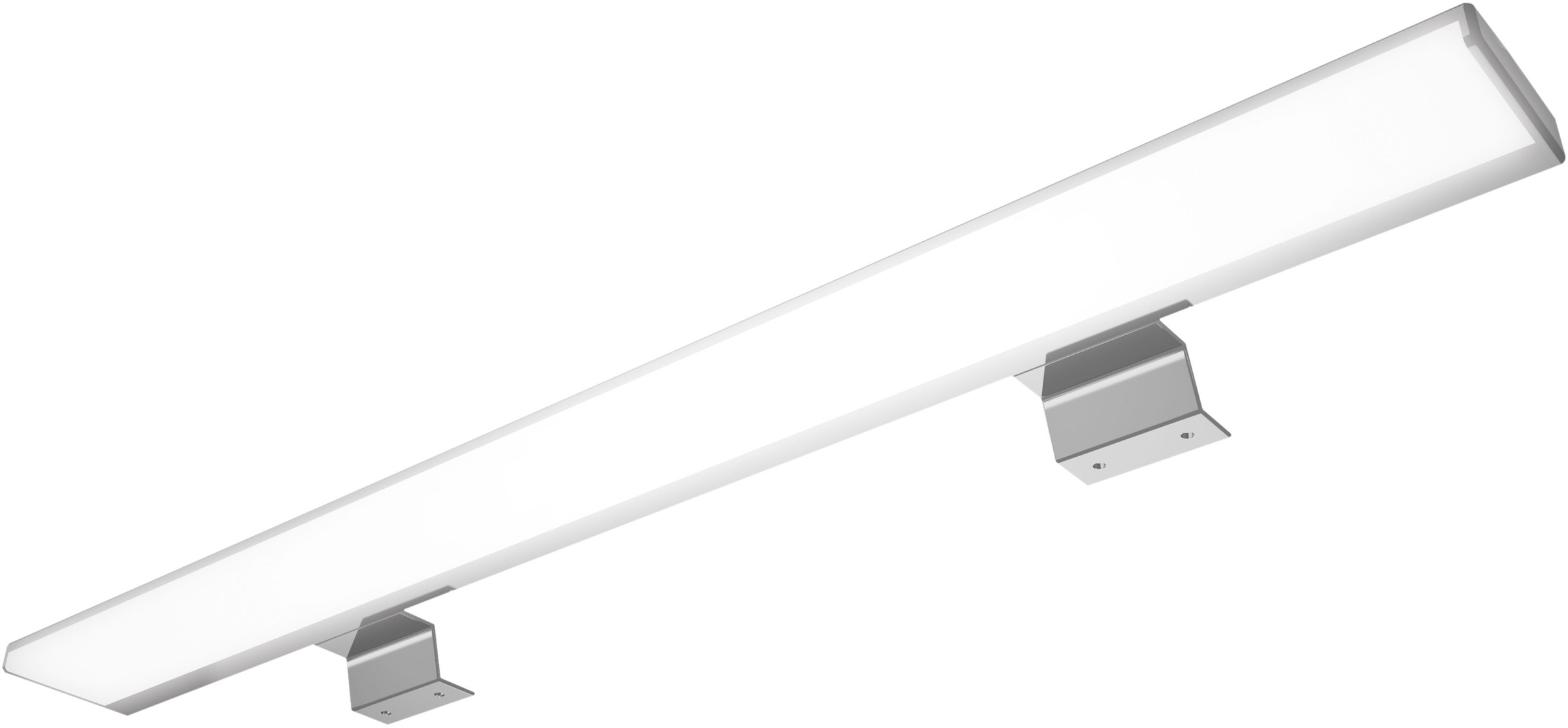 Saphir Badezimmerspiegelschrank »Serie 4010 Badezimmer-Spiegelschrank inkl. LED-Aufsatzleuchte«, Badschrank 80 cm breit, 3 Türen, 6 Glas-Einlegeböden, inkl Türdämpfer