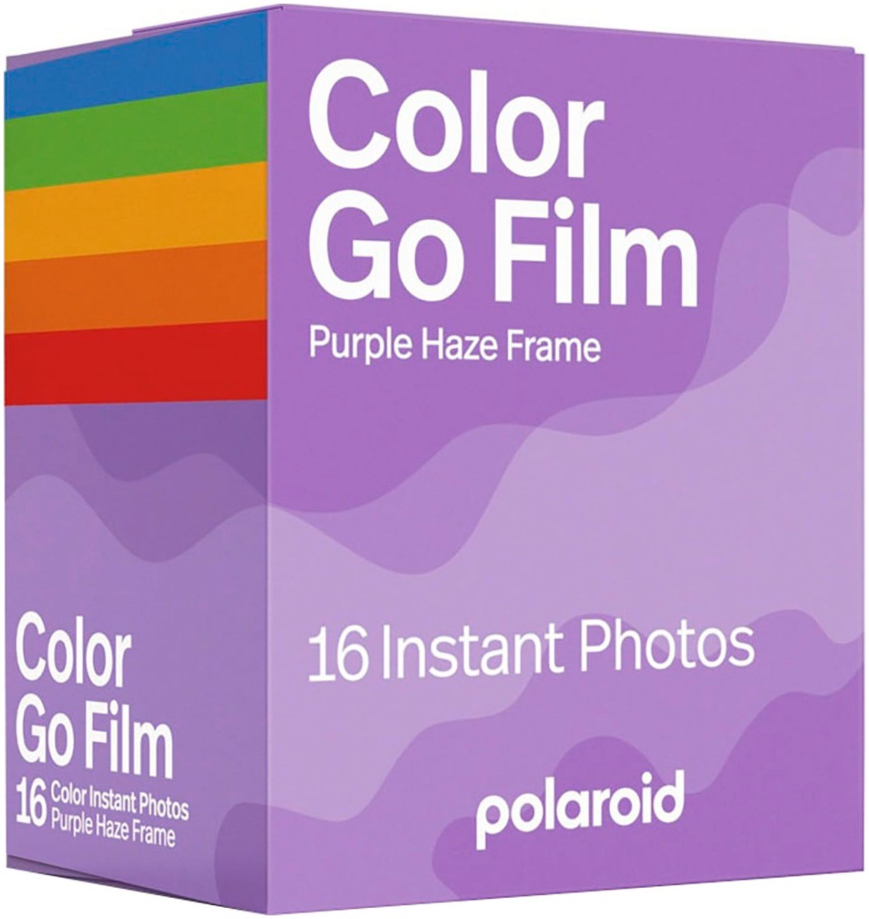 Polaroid Fotopapier »Go Film Pack 2x8 Purple Haze Frame«, 6,66 x 5,39