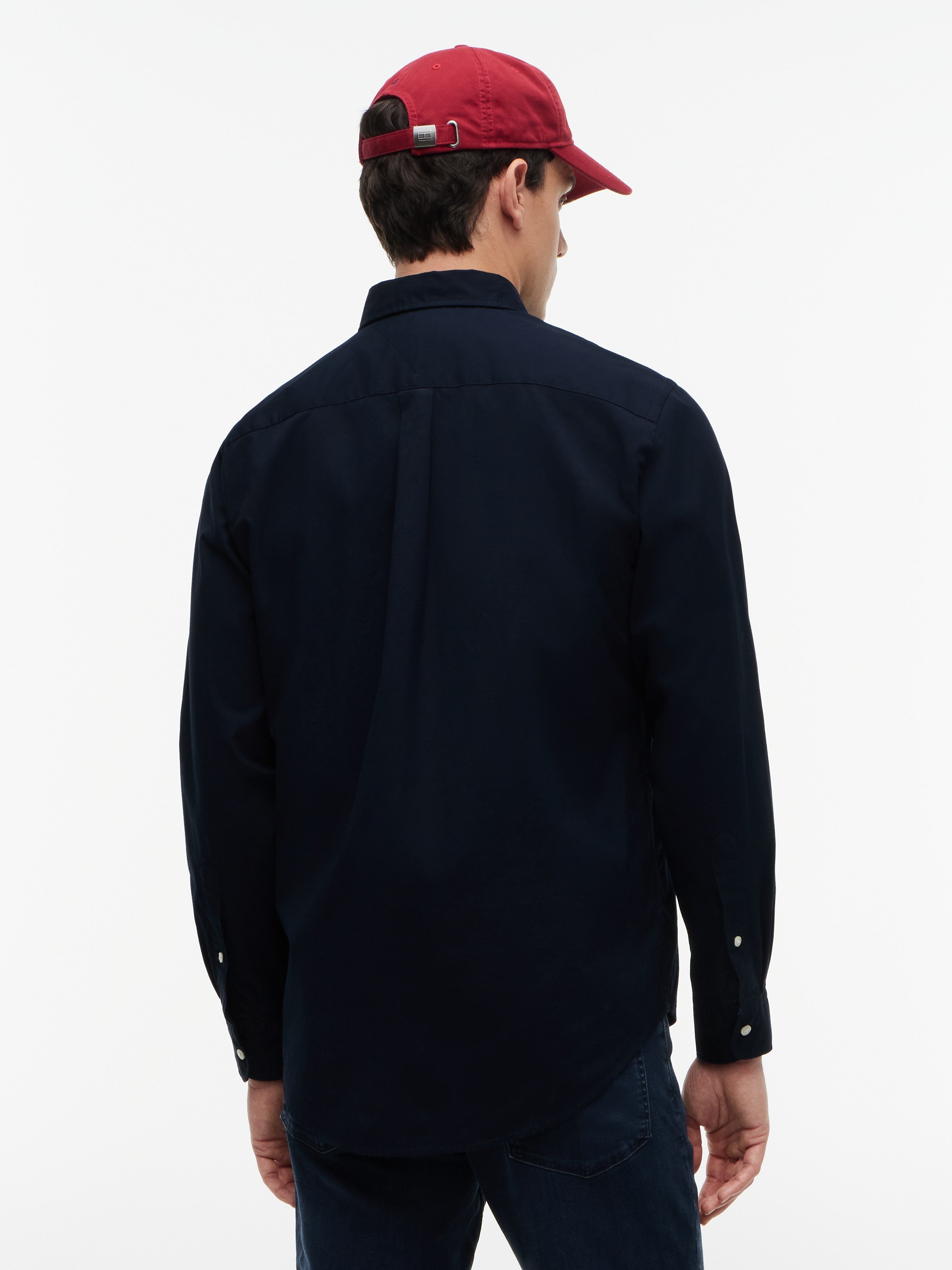 Tommy Hilfiger Langarmhemd »CORE FLEX POPLIN SOLID Regular Fit SHIRT« Regular Fit Flex Cotton