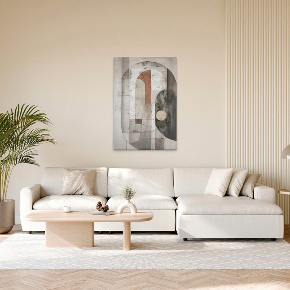 A.S. Création Leinwandbild »Abstract Geometric 2 - Wandbild Beige Creme Kei günstig online kaufen