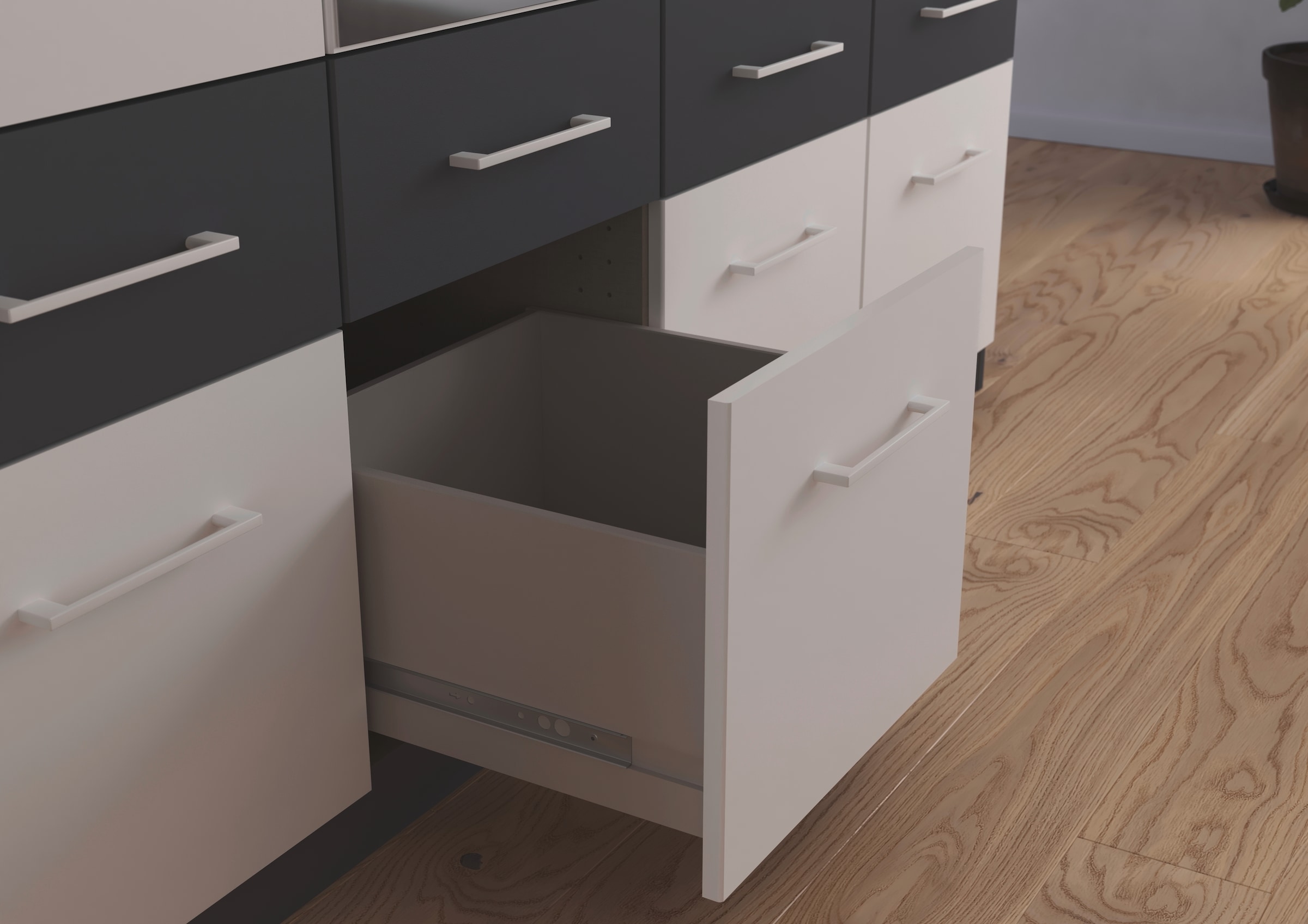 rauch Kleiderschrank »Kleiderschrank Schrank Garderobe Wäscheschrank DUNDEE«, (mit 3 Griff-Varianten), Schubladen in zwei Höhen, optional mit Spiegel MADE IN GERMANY