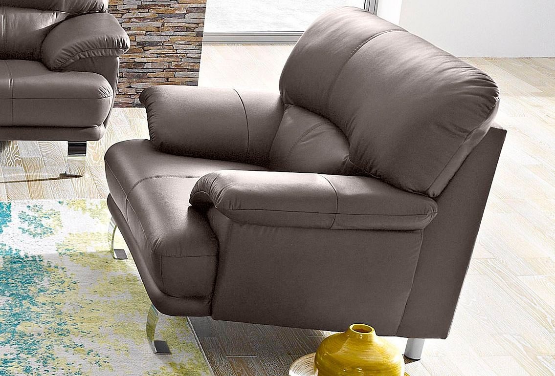 TRENDMANUFAKTUR Sessel »Cecilia, Loungesessel im italienischen Design, hohe günstig online kaufen