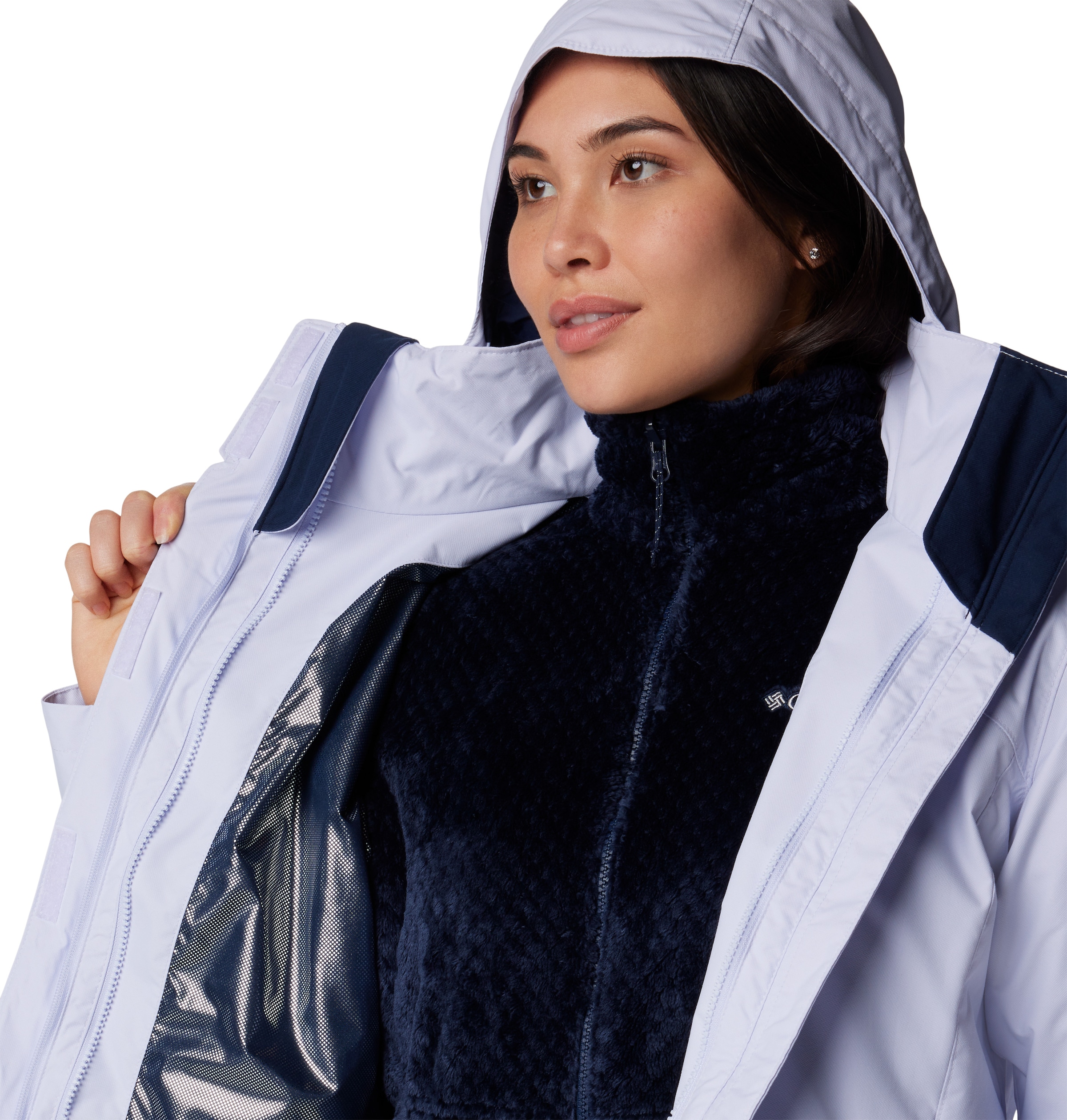 Columbia Skijacke »Bugaboo™ III Fleece Interchange Jacket«, mit Kapuze