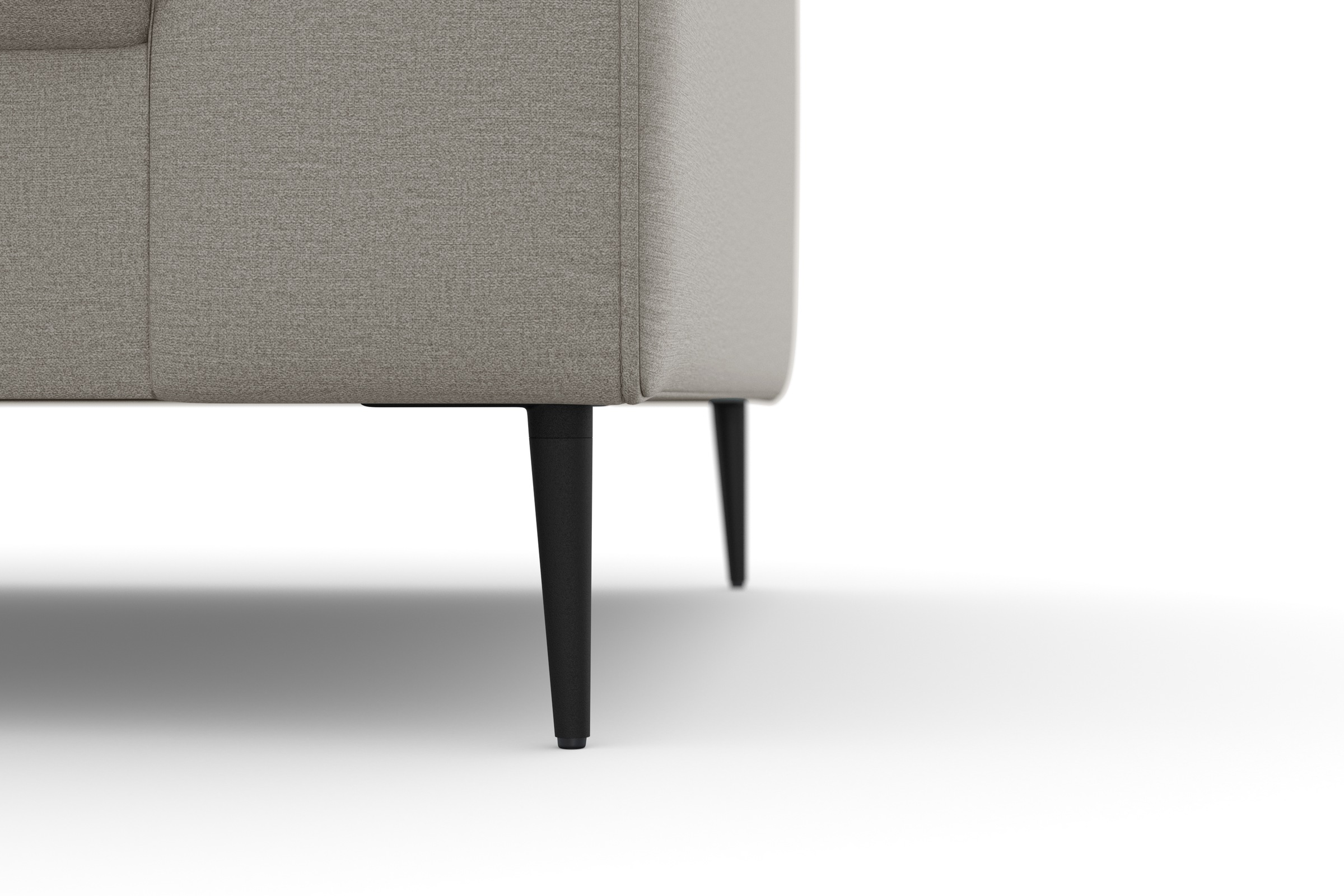 DOMO collection Ecksofa »Modica, zeitlos und elegant, L-Form«, moderne Optik mit extrabreiter Recamiere, auch in Cord