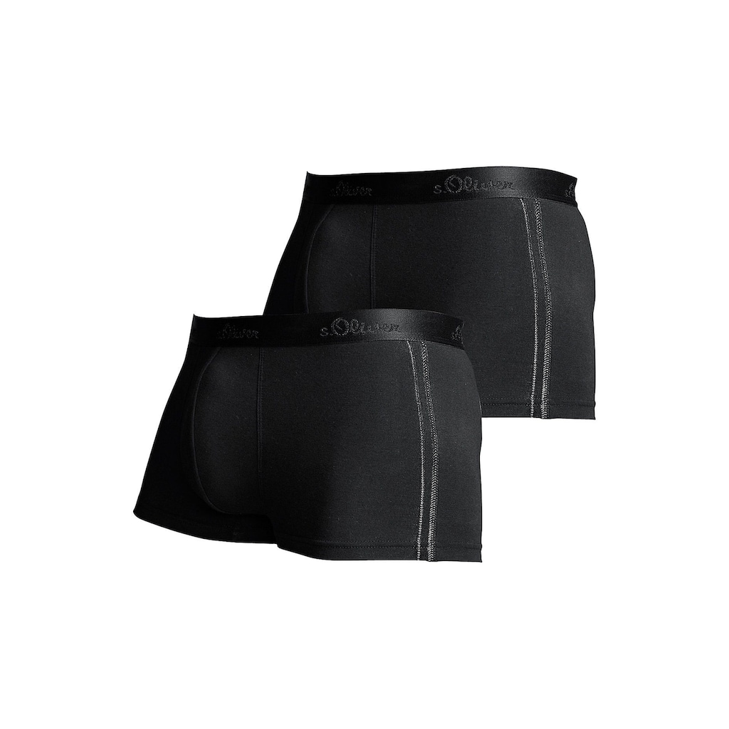 s.Oliver Boxershorts, (Packung, 2 St.)