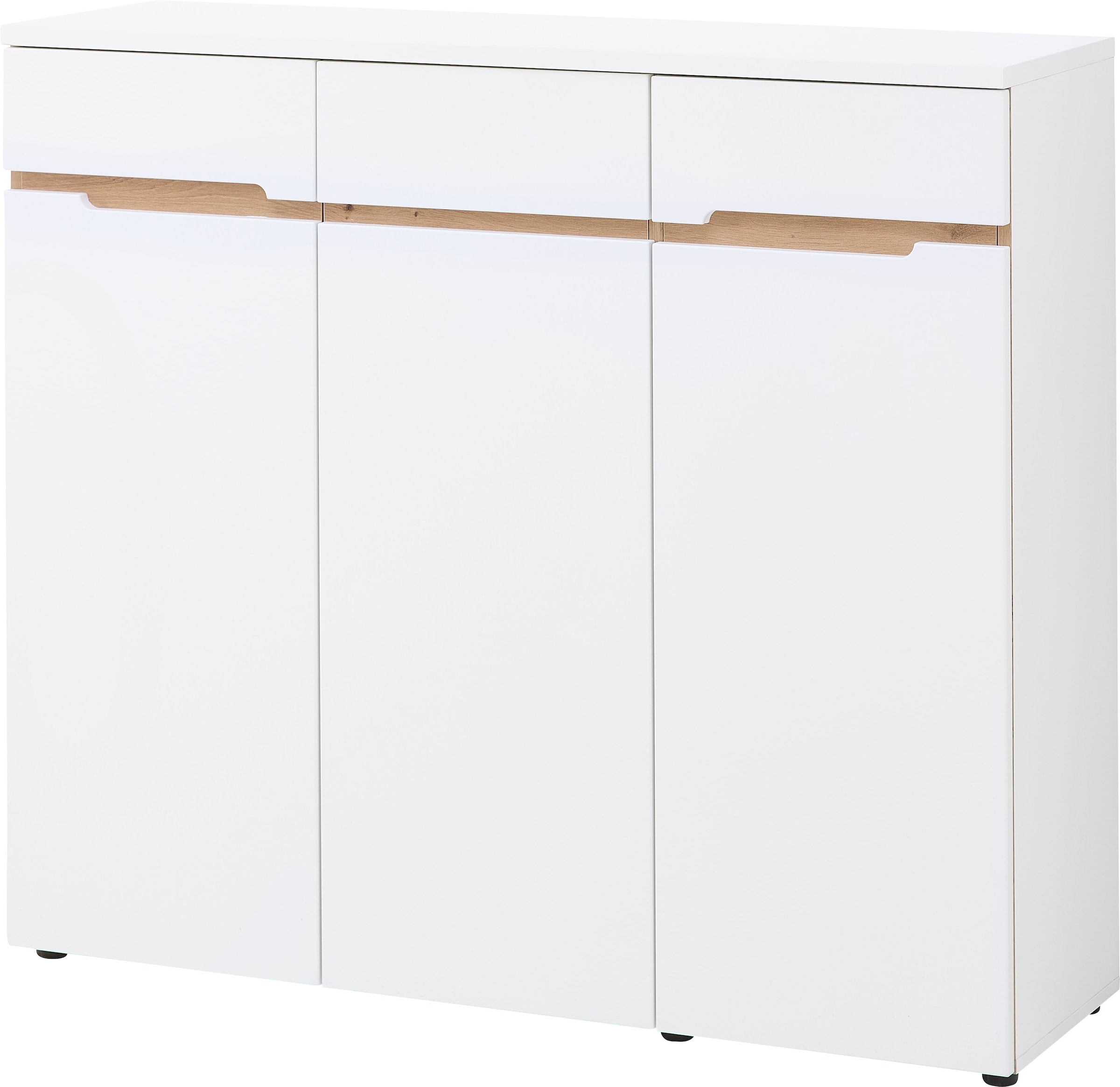 INNOSTYLE Schuhschrank »Memphis Schuhschrank, 120x107x38cm (B/H/T)« 1 Stk. tlg. weiß