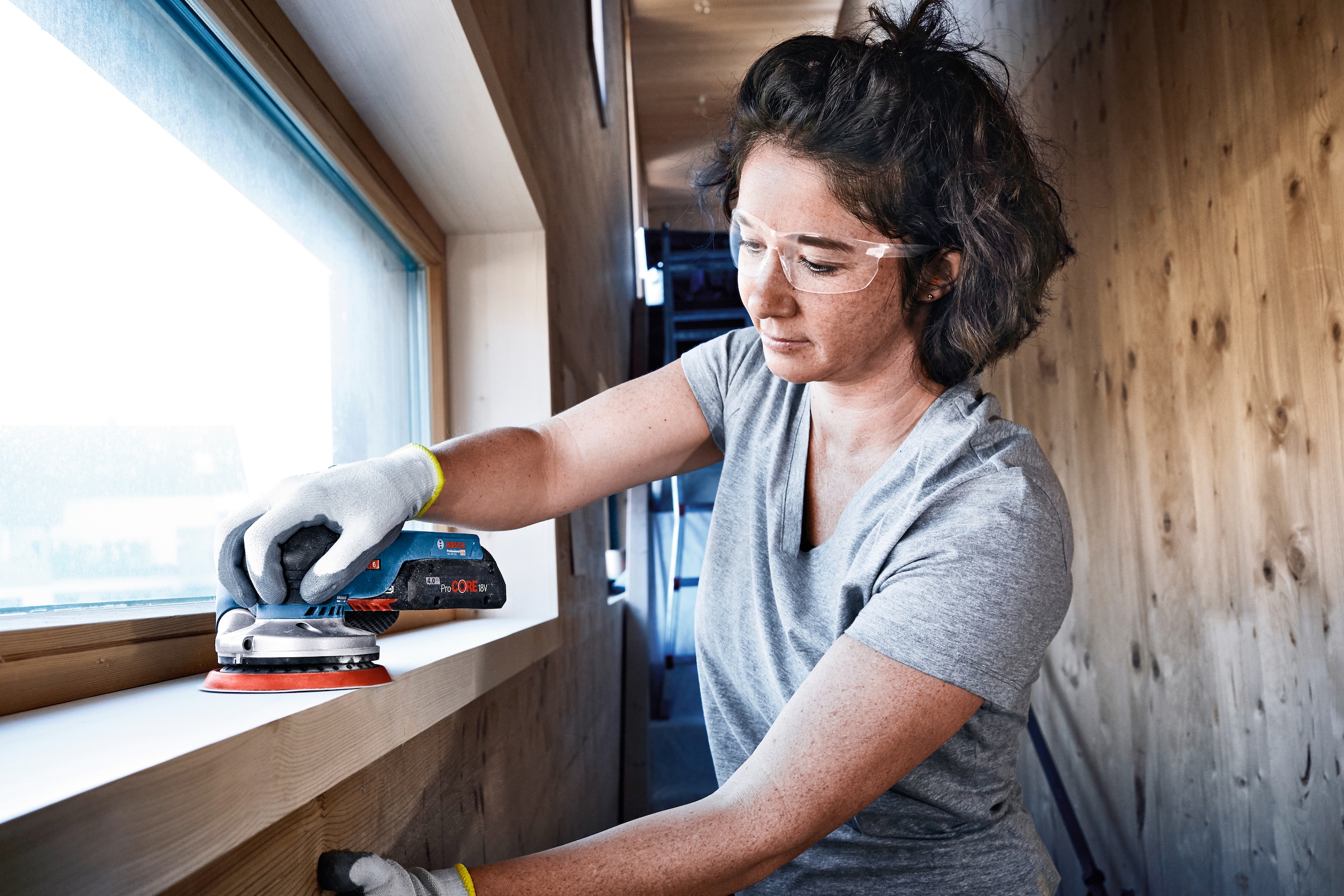 Bosch Professional Akku-Exzenterschleifer »GEX 18V-125 Professional«, ohne Akku und Ladegerät
