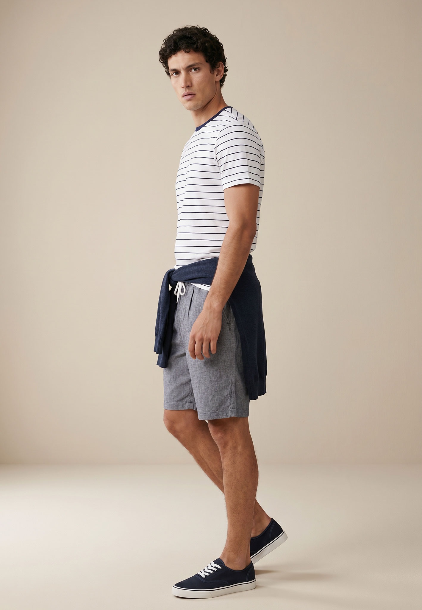FYNCH-HATTON T-Shirt mit Streifen Muster
