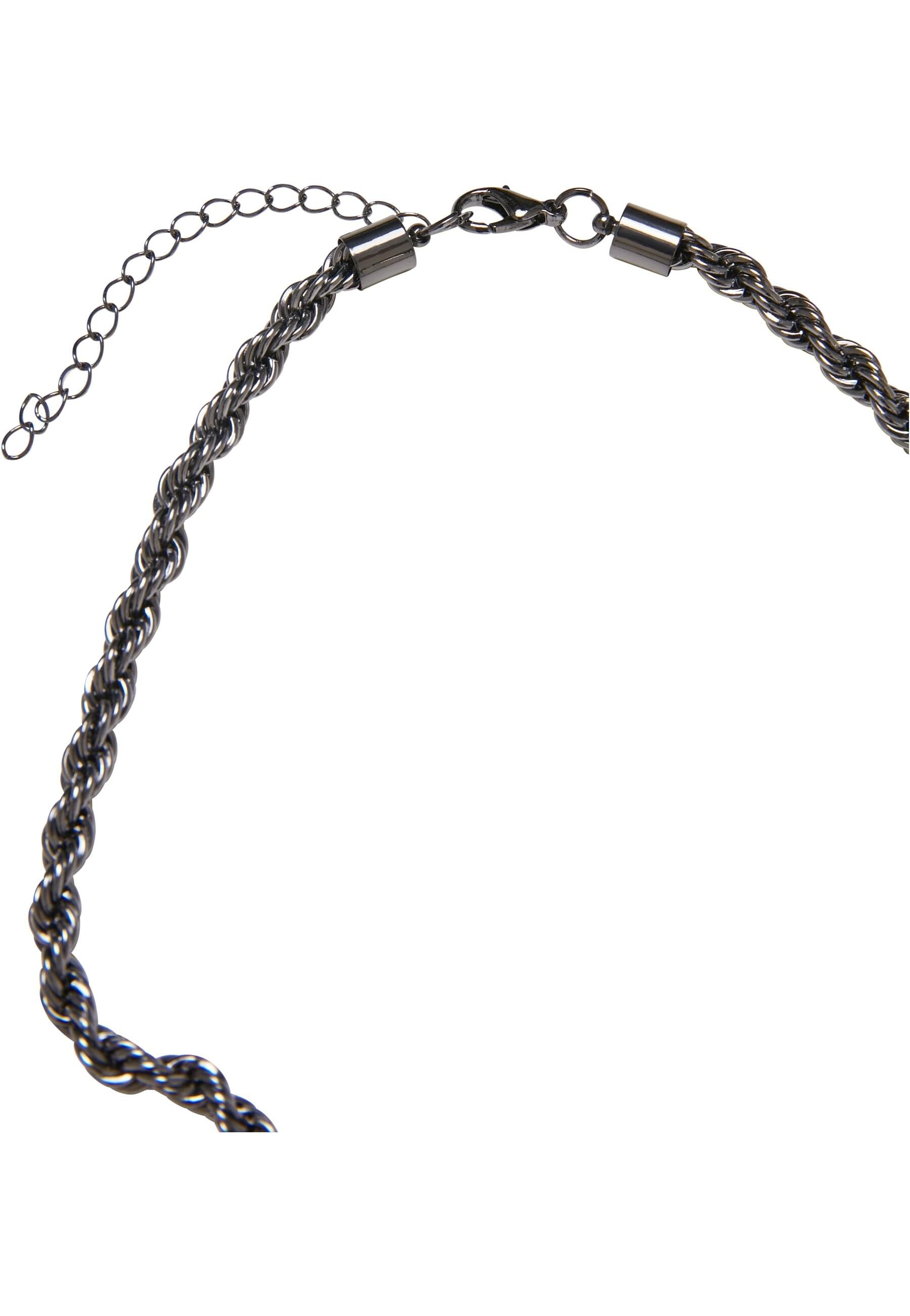 URBAN CLASSICS Edelstahlkette »Urban Classics Damen Charon Intertwine Necklace And Bracelet Set«