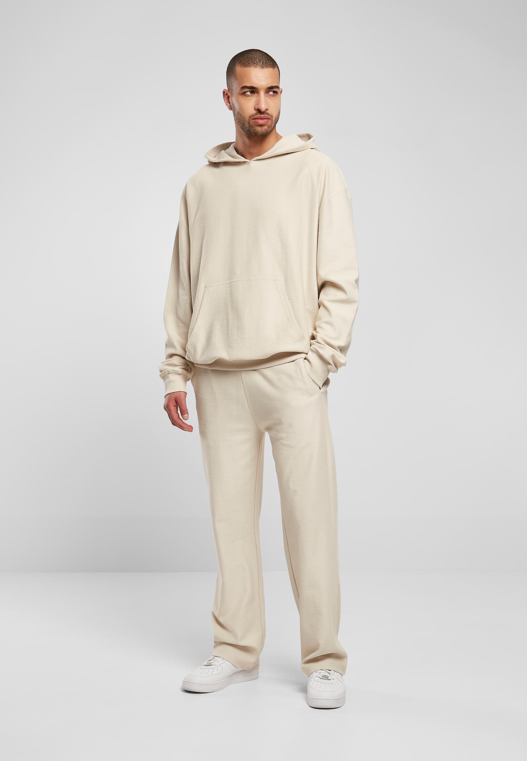 URBAN CLASSICS Kapuzensweatshirt »Urban Classics Herren Rib Terry Boxy Hoody« 1 Stk. tlg.