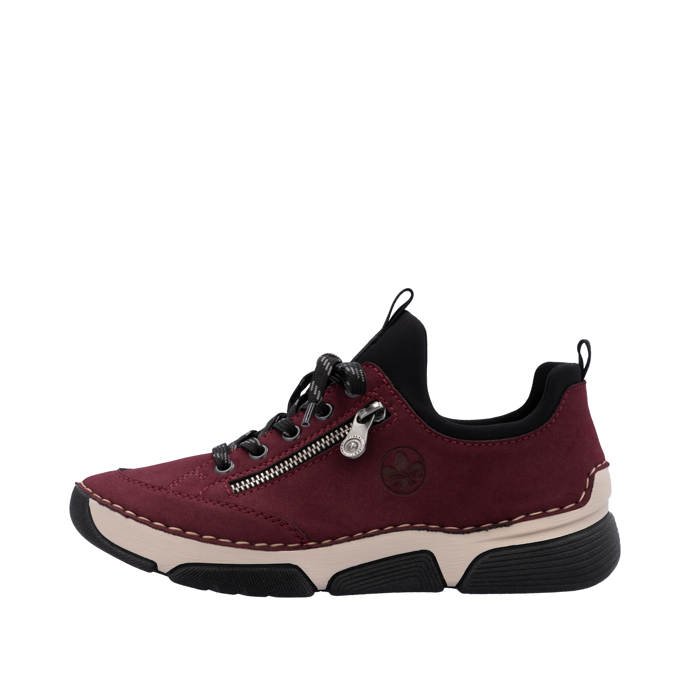 Rieker Slip-On Sneaker, Schlupfschuh, Halbschuh, Freizeitschuh mit weicher Innensohle