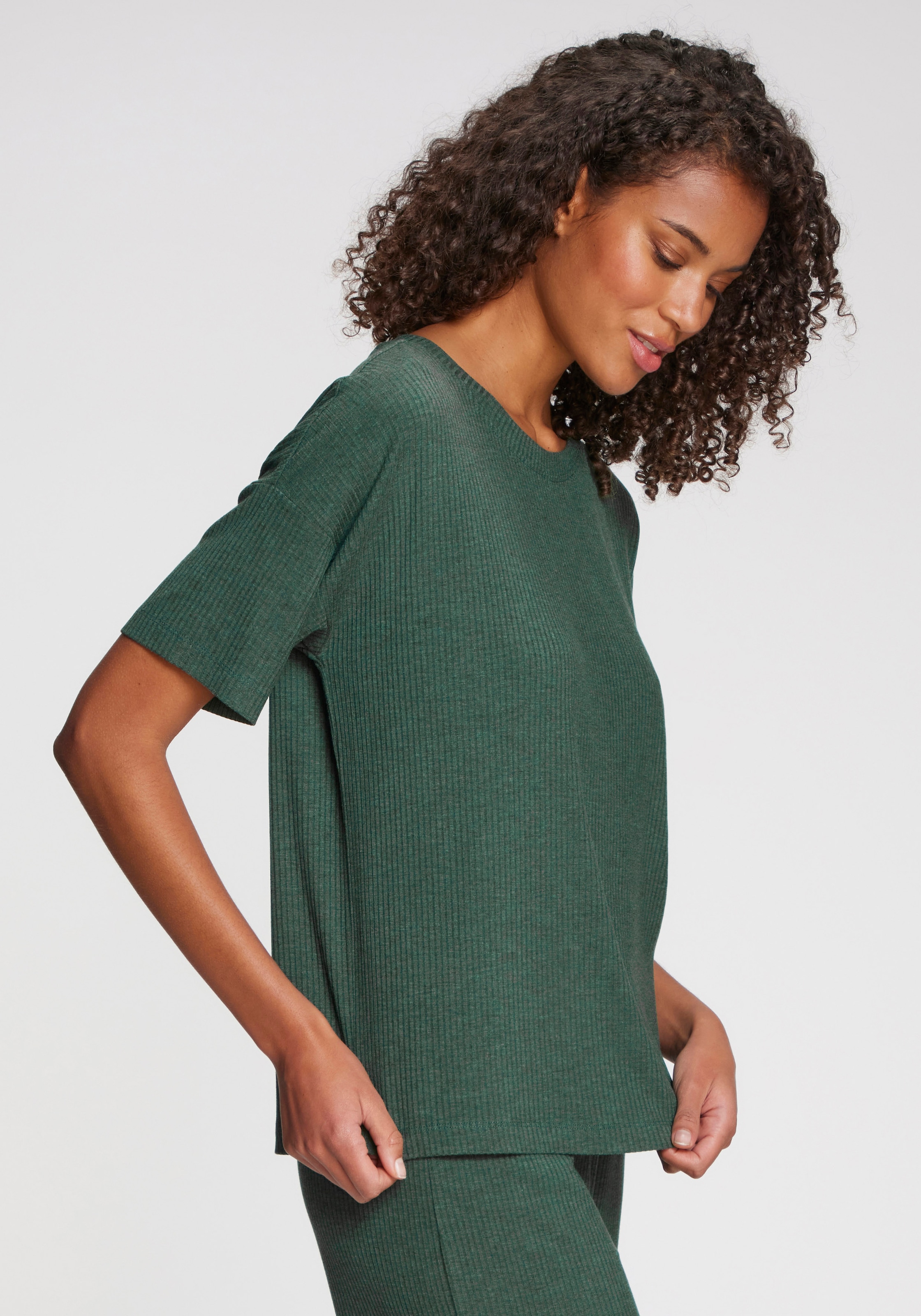 s.Oliver T-Shirt, Aus weicher Rippqualität