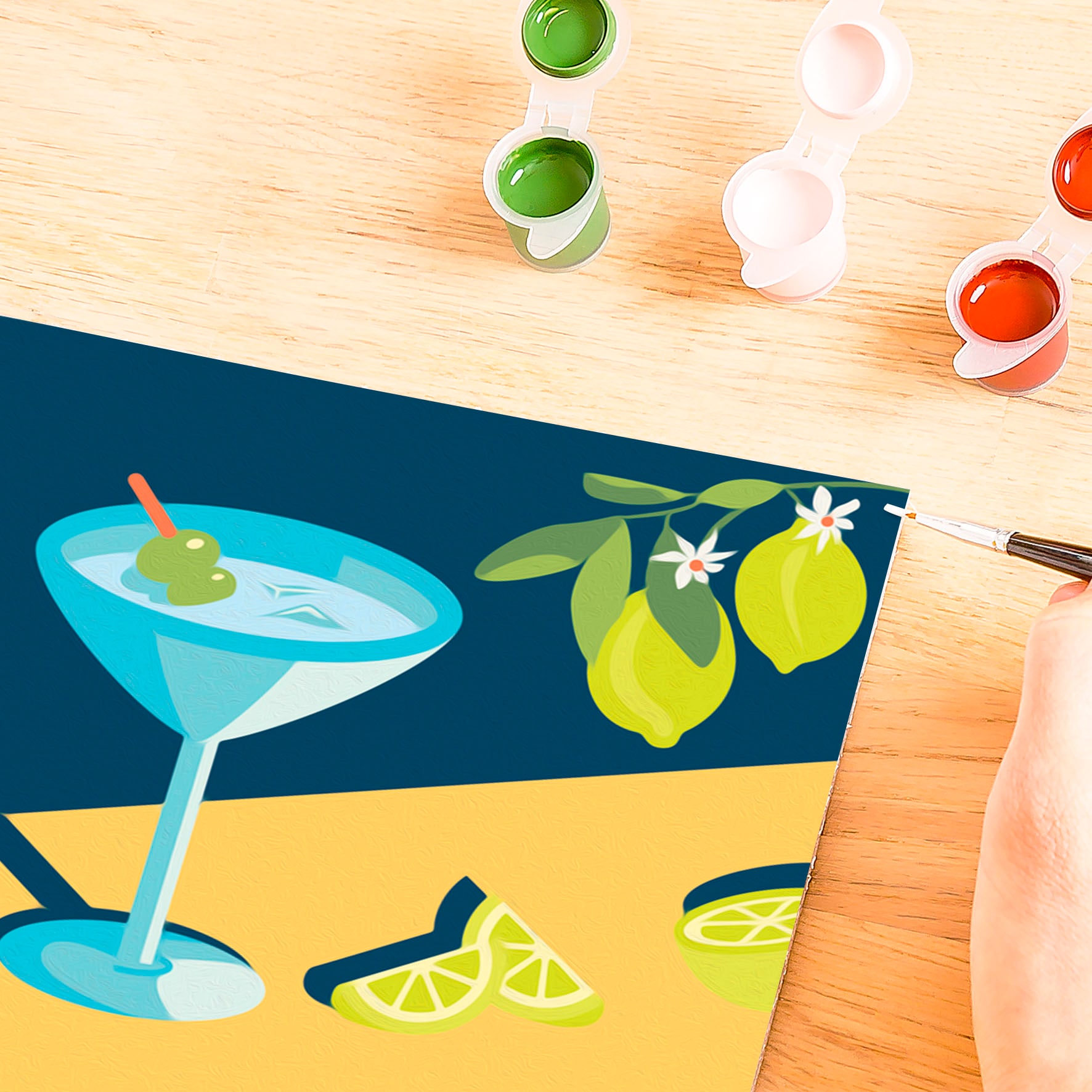 Ravensburger Malen nach Zahlen »CreArt, Adults Trend, Mocktail Zitrone«, für Erwachsene; Made in Europe