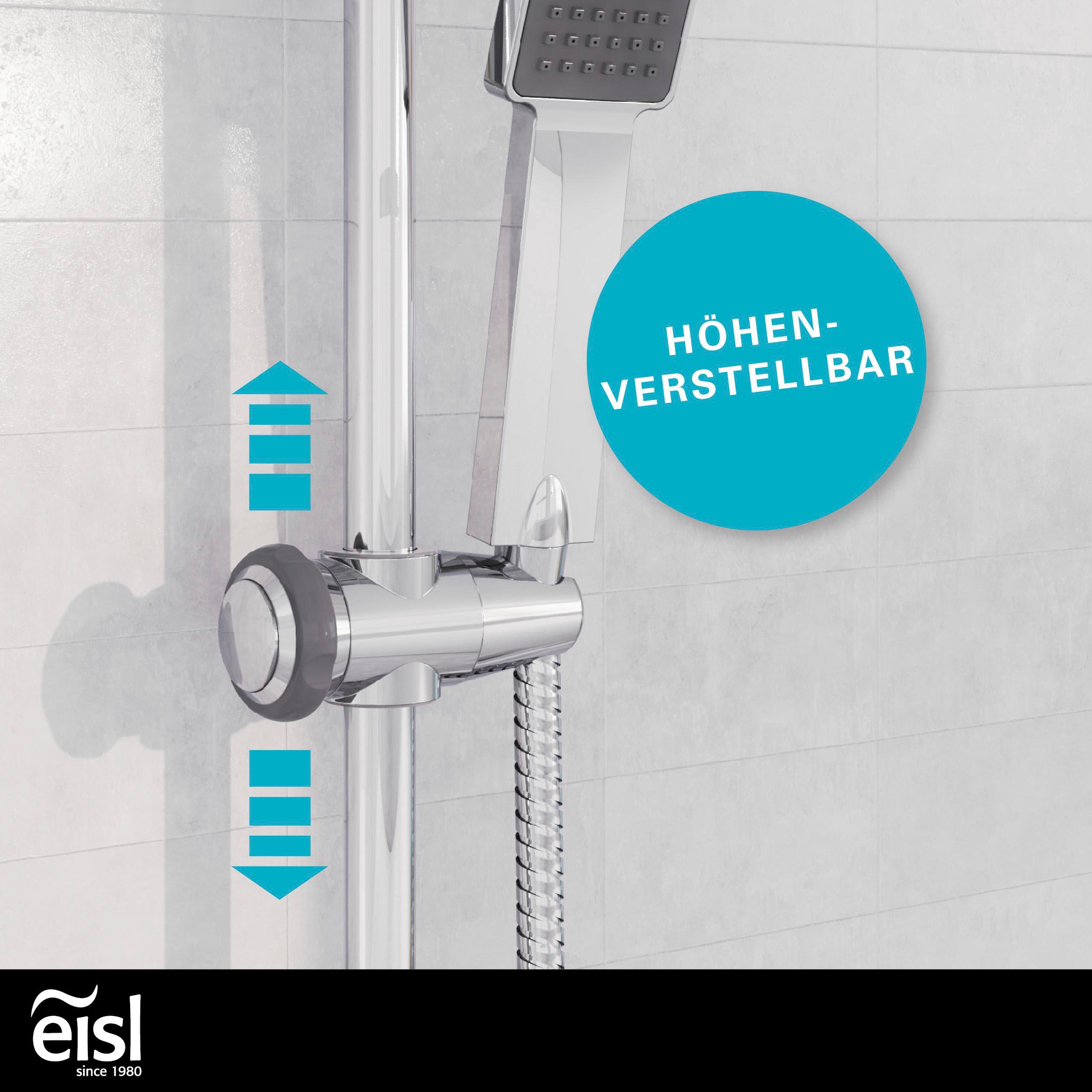 Schütte Brausegarnitur »EASY ENERGY« höhenverstellbar, Antikalk, Edelstahl