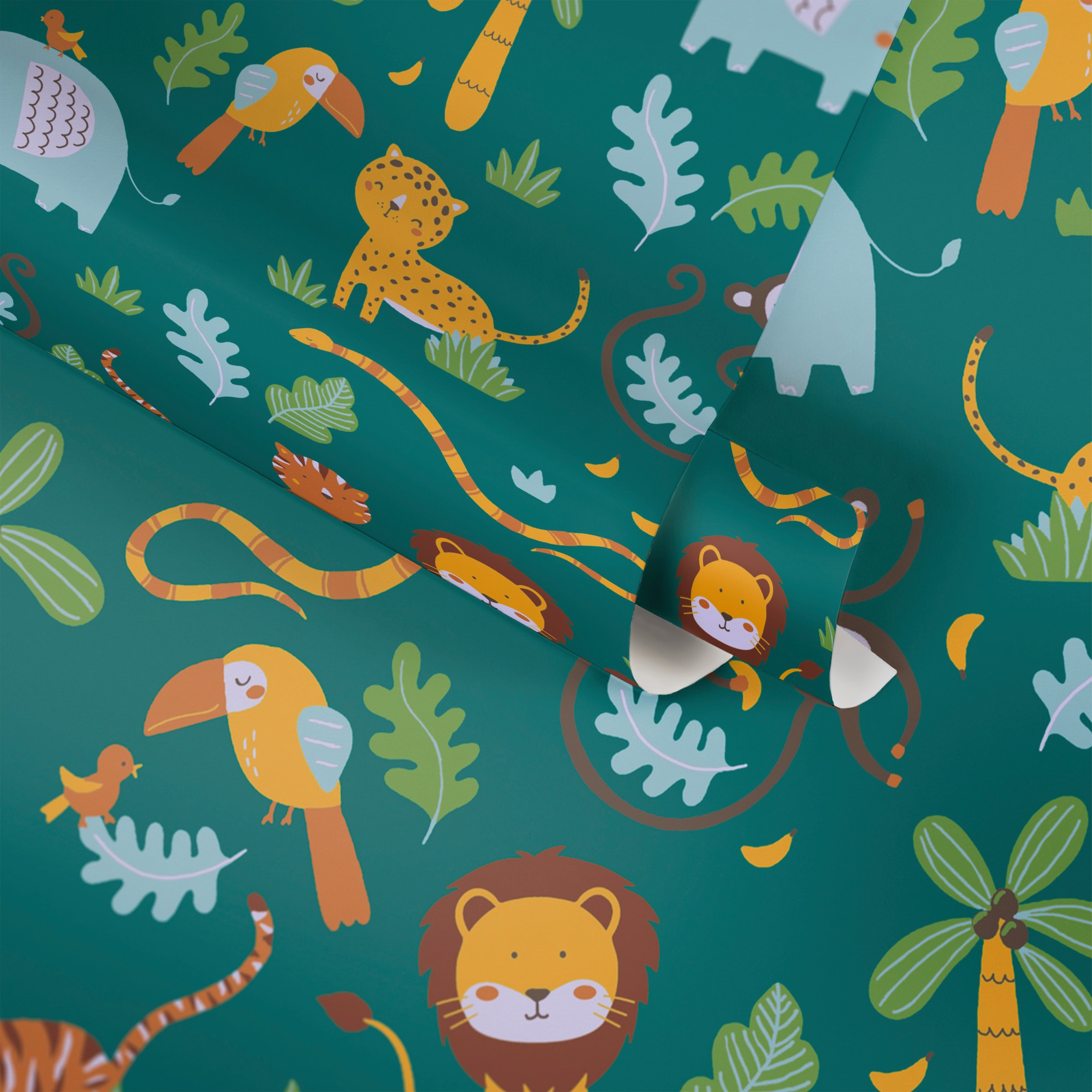 A.S. Création Vliestapete »Little Love«, Motiv-abstrakt-naturalistisch, Kindertapete Tapete Dschungel Tapeten Kinderzimmer Schlafzimmer Design