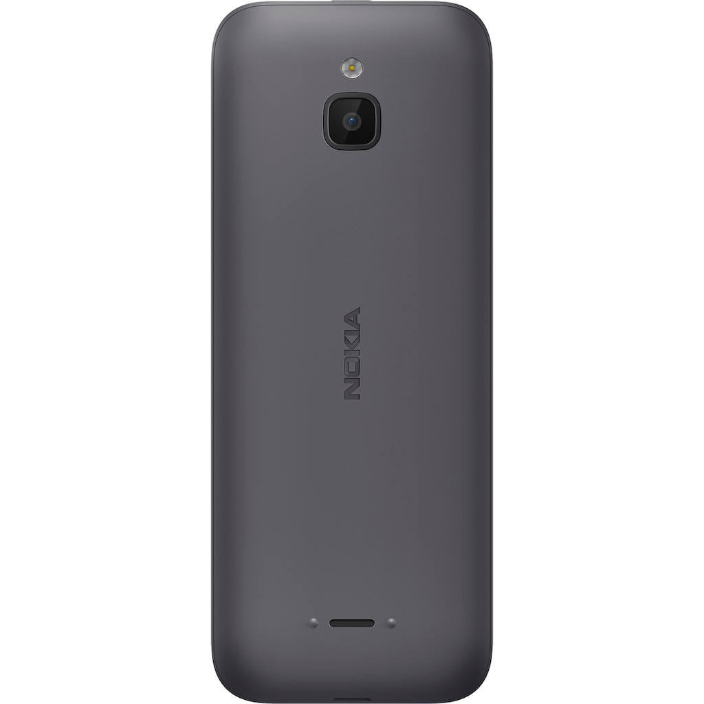 Nokia Handy »6300 4G Leo«, charcoal, 6 cm/2,4 Zoll, 4 GB Speicherplatz