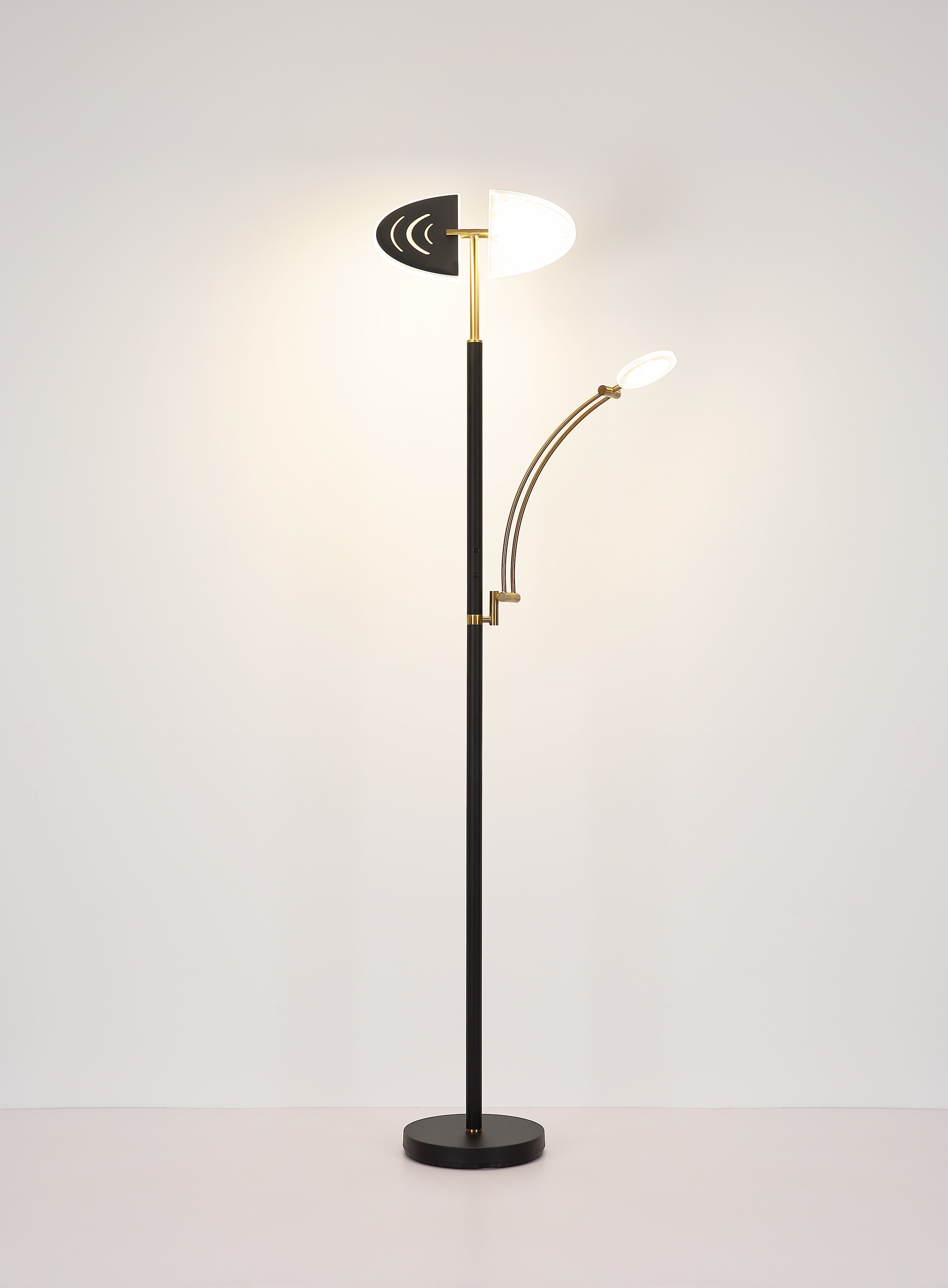GLOBO LIGHTING LED Stehlampe »TIRANA«, Leuchtmittel LED-Modul | LED fest integriert, Stehleuchte/Wohnzimmer/Schlafzimmer/Flur