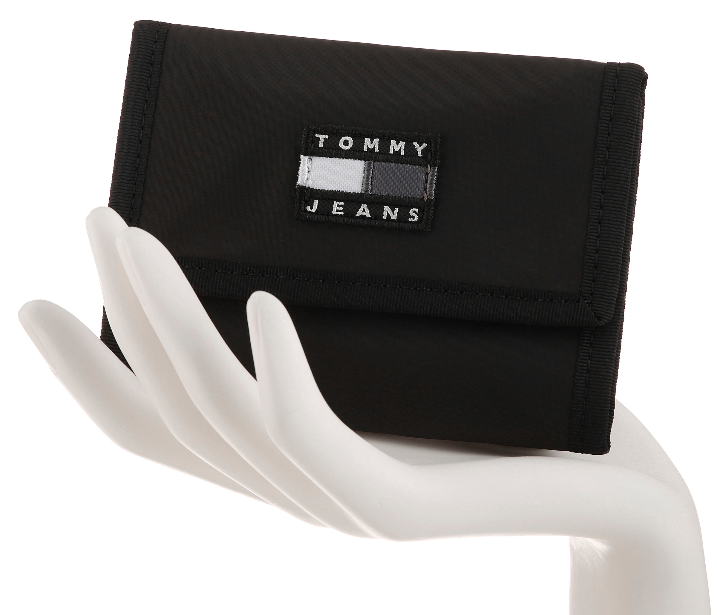 Tommy Jeans Geldbörse »TJM bestellen praktischem online TRIFOLD«, Design in HERITAGE