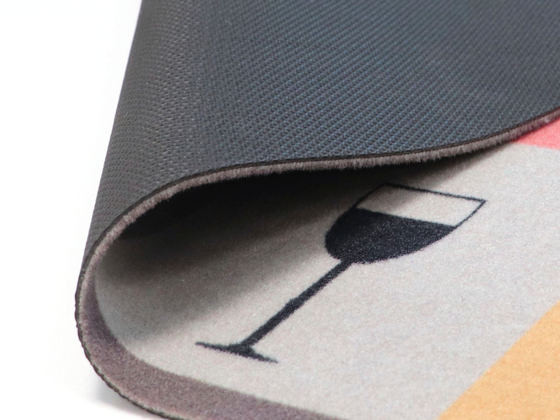 Primaflor-Ideen in Textil Fußmatte »BBQ Grillunterlage BARBECUE CHECKS, Made in Belgium«, rechteckig, 5 mm Höhe, Grillmatte ideal als Bodenschutz, mit Spruch, rutschhemmend, waschbar