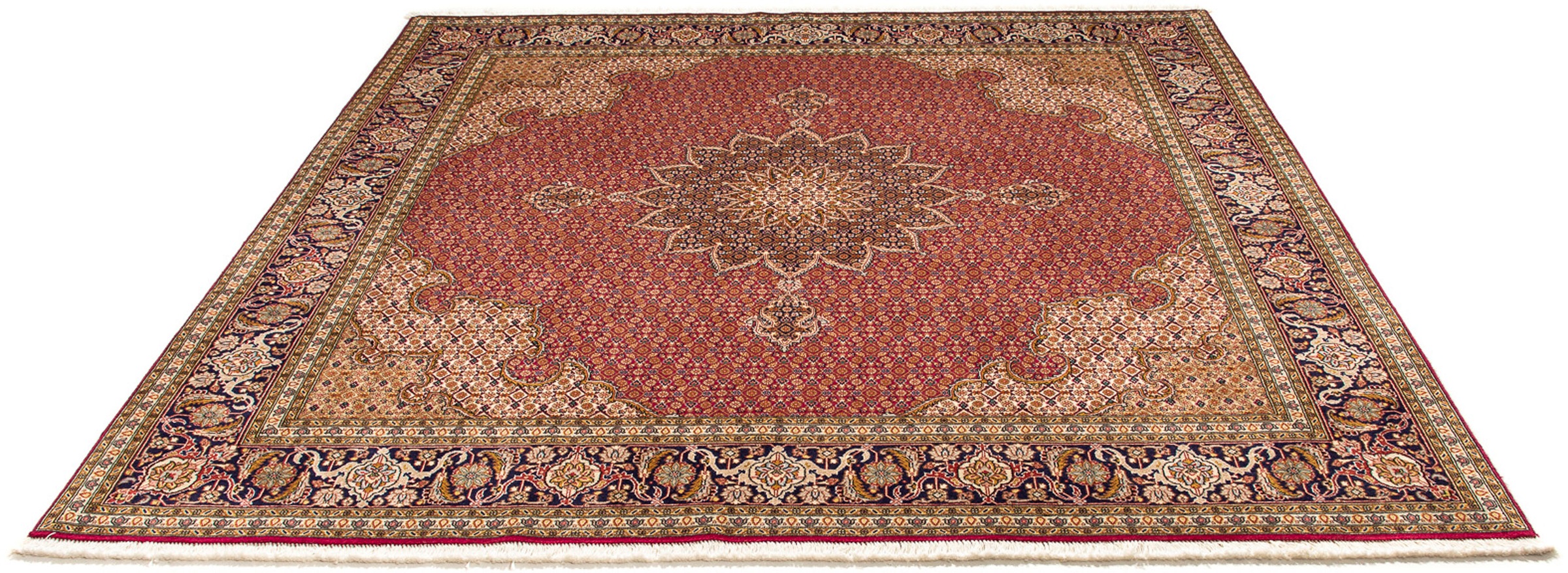 morgenland Orientteppich »Perser - Täbriz quadratisch - 204 x 201 cm - dunk günstig online kaufen