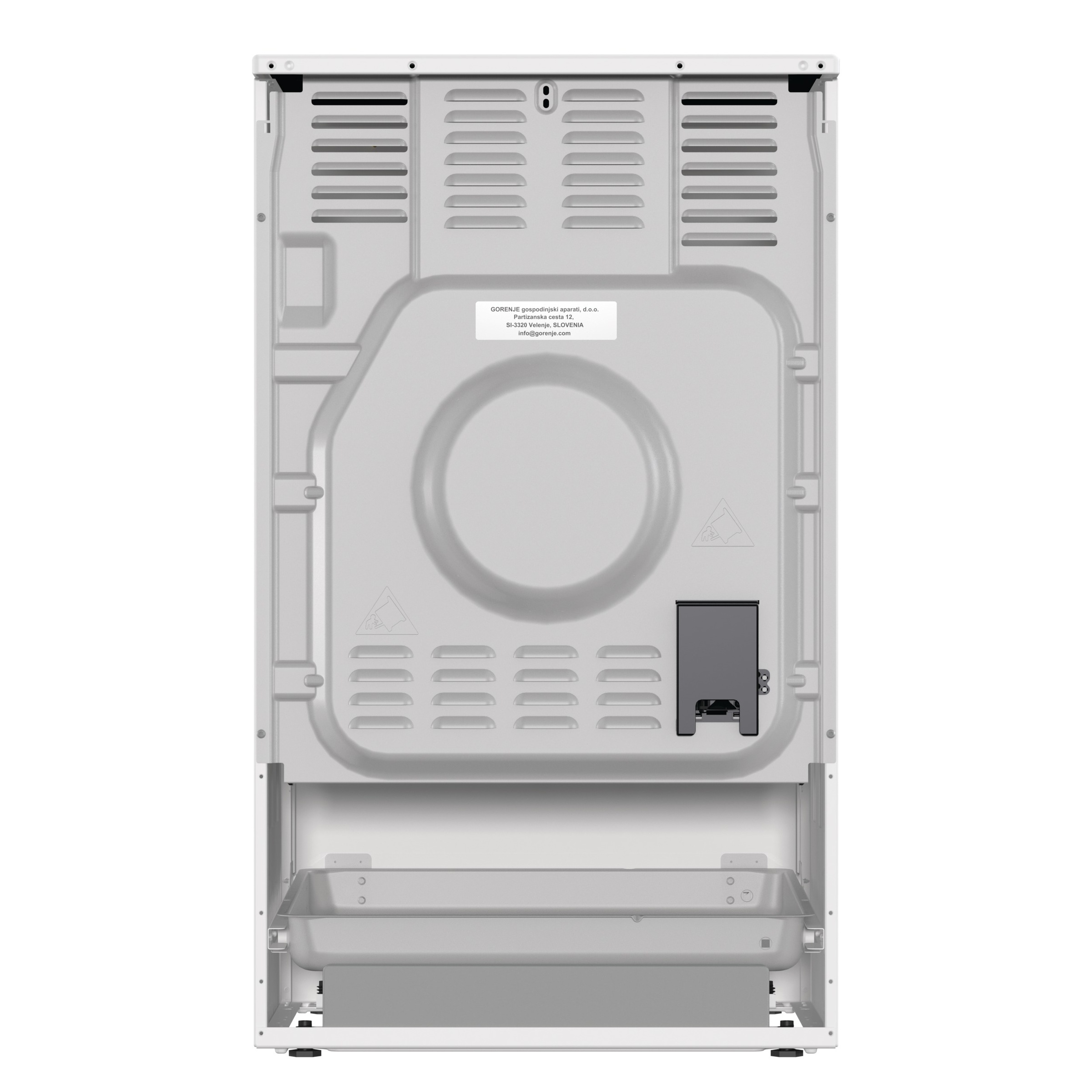 GORENJE Induktions-Standherd »GEIT5C60WPG« mit 1-fach-Teleskopauszug Aqua Clean 1 Stk. tlg. Pizzafunktion mit 275 °C – perfekt für Pizza, Focaccia und mehr!