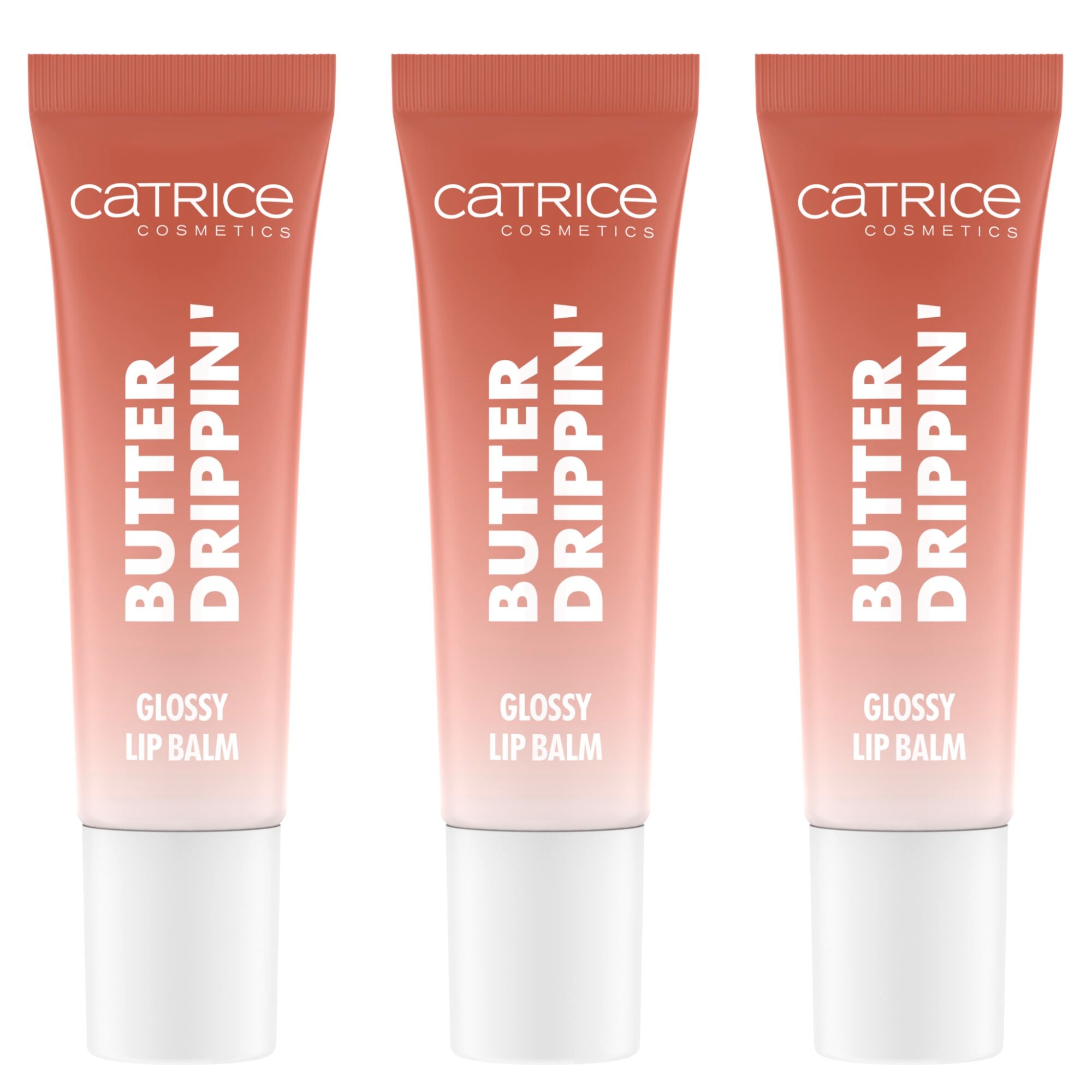 Catrice Lippenbalsam »Butter Drippin' Glossy Lip Balm« Dezenter Farbakzent, geschmeidig, hochglänzend, spendet Feuchtigkeit.