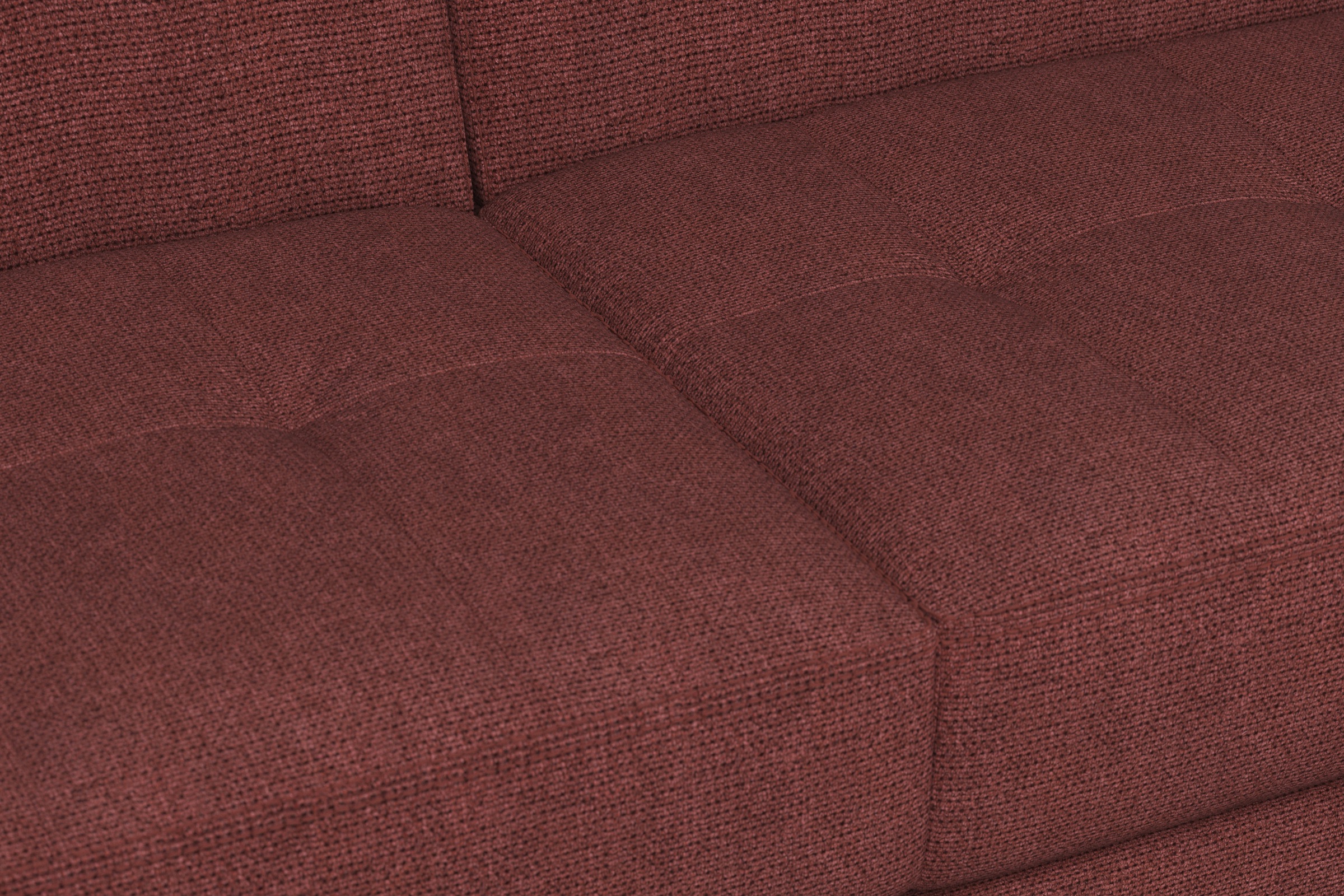 DOMO collection Wohnlandschaft »Capelo, komfortabel, klare Linien zeichnen dieses Design aus, U-Form«, mit Armteilverstellung, wahlweise mit Bettfunktion, Federkern