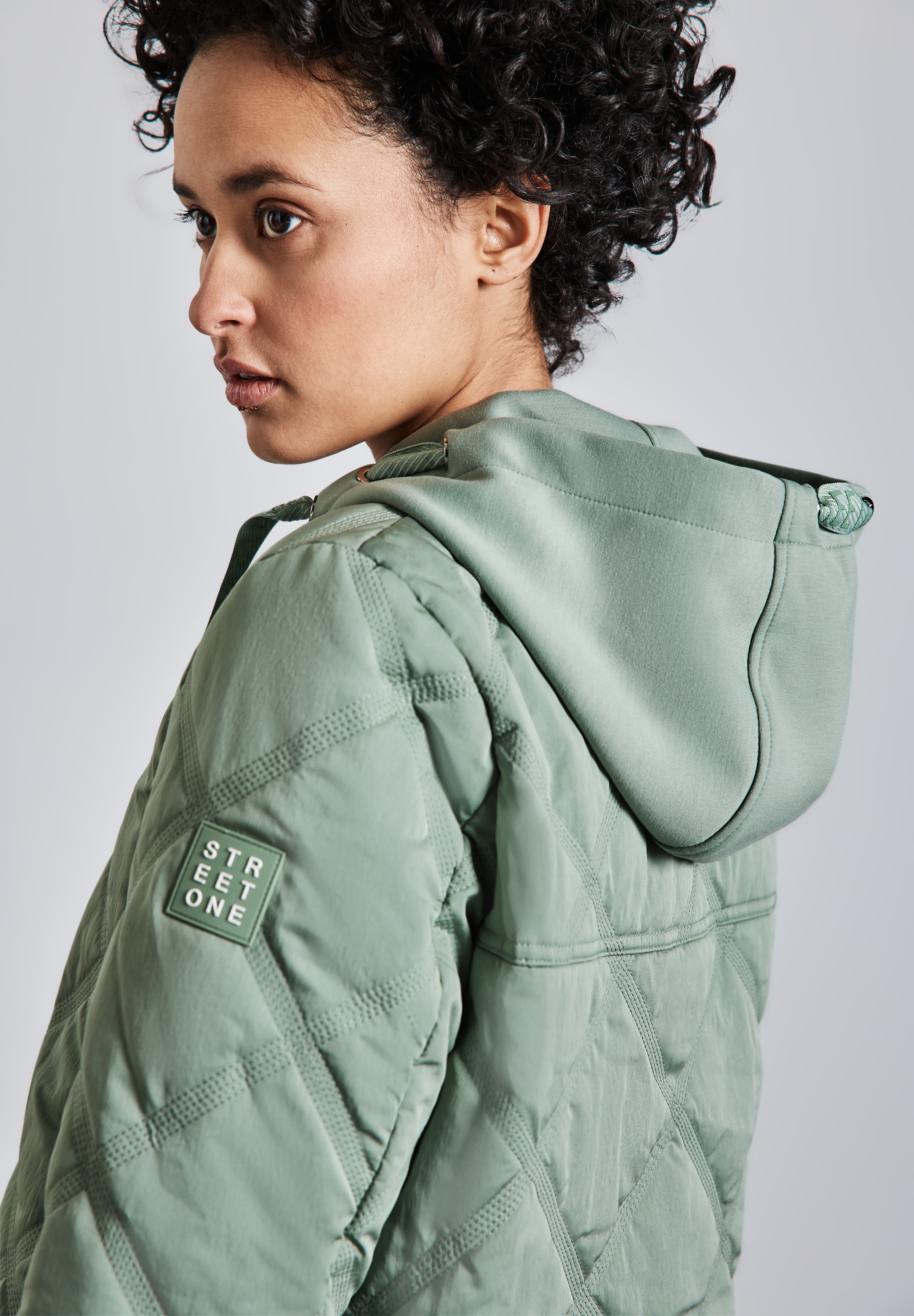 STREET ONE Steppjacke, mit Kapuze, mit Steppmuster