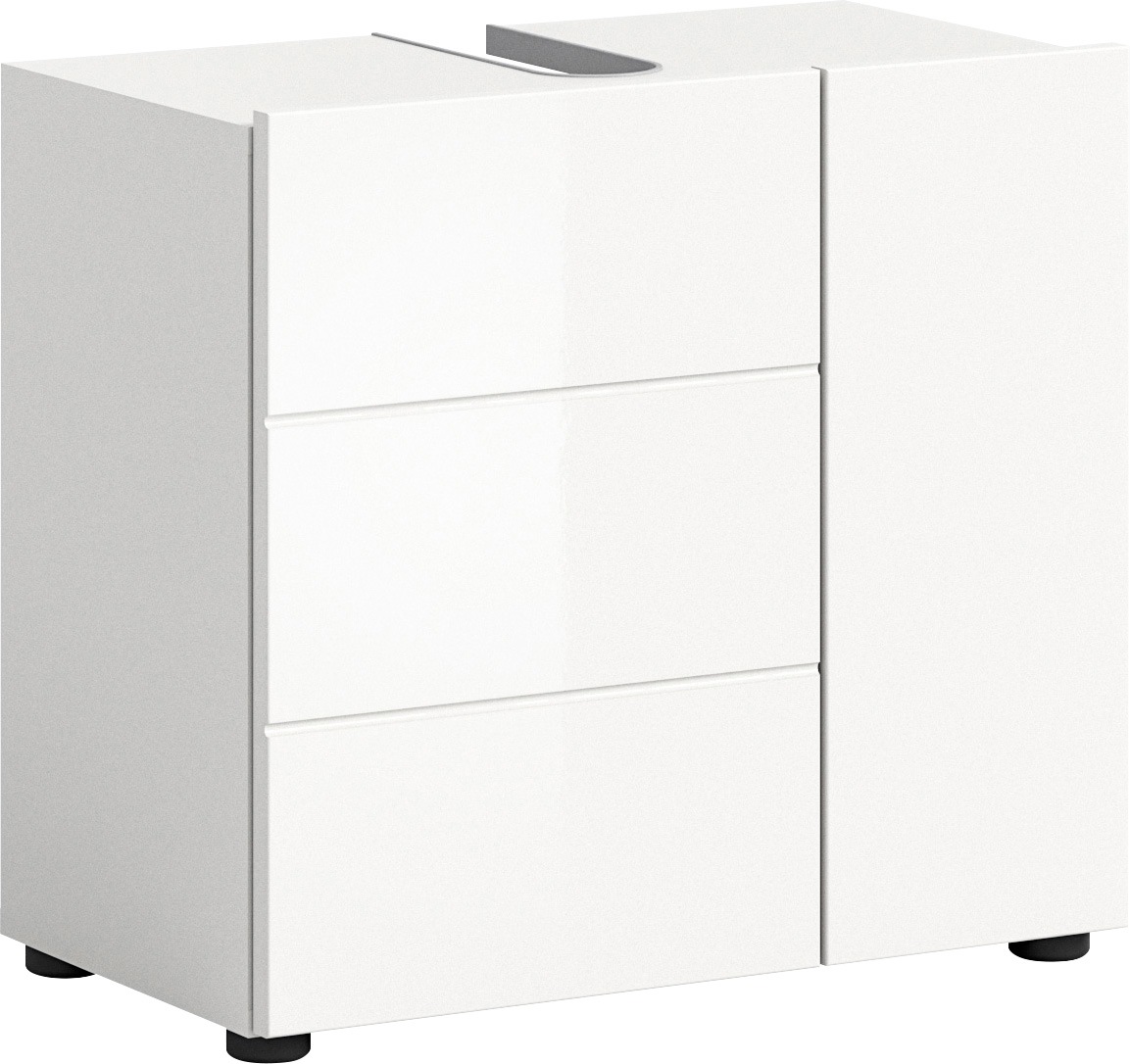welltime Waschbeckenunterschrank »BIEL, TOPSELLER!, Breite 60 cm, 1 Tür, 2 günstig online kaufen