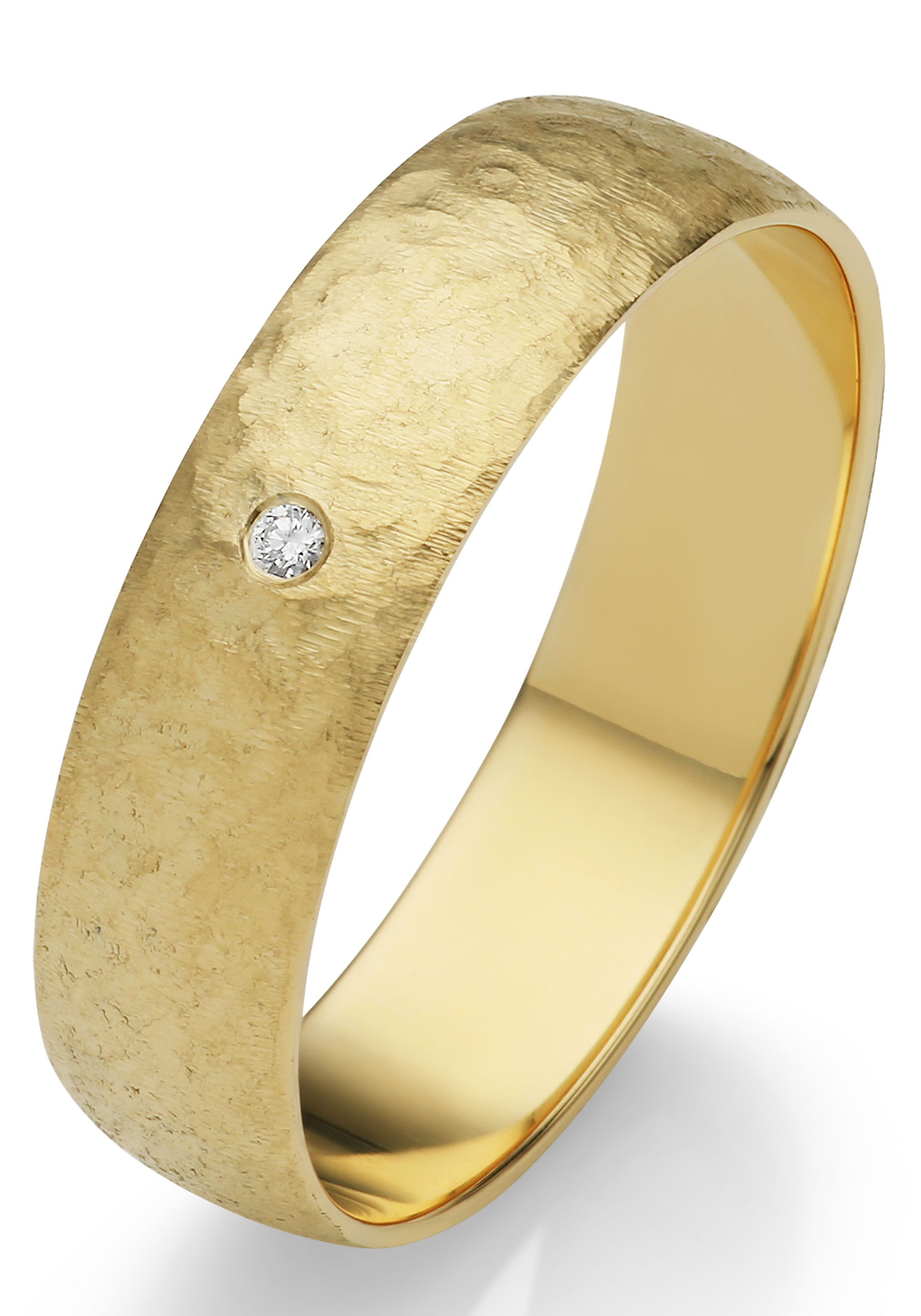 Firetti Trauring »Schmuck Geschenk Gold 375 Hochzeit Ehering "LIEBE"«, Made in Germany, wahlweise mit oder ohne Brillant