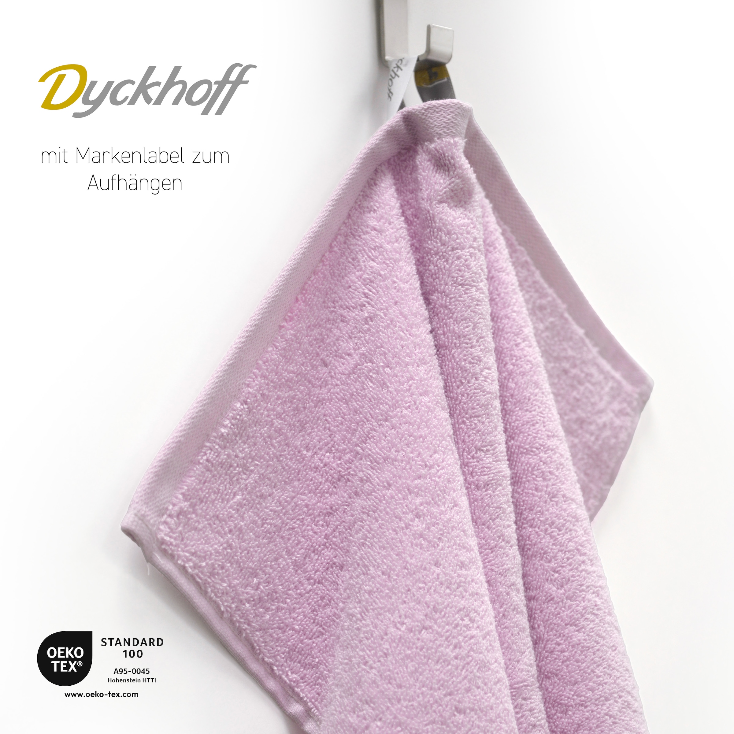 Dyckhoff Handtuch Set »Chenille«, Set, 6 tlg., Frottier, Set beinhaltet: 4x Handtuch (50x100cm) und 2x Duschtuch (70x140cm)